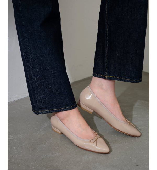  「≪追加≫ポインテッドエナメルバレエ」|バレエシューズ|