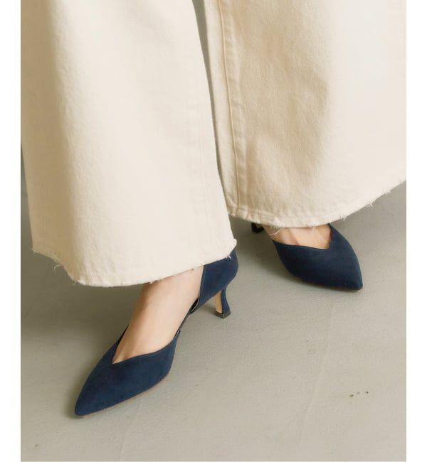  「≪追加≫5.5cmVカットサイドオープン」|パンプス|