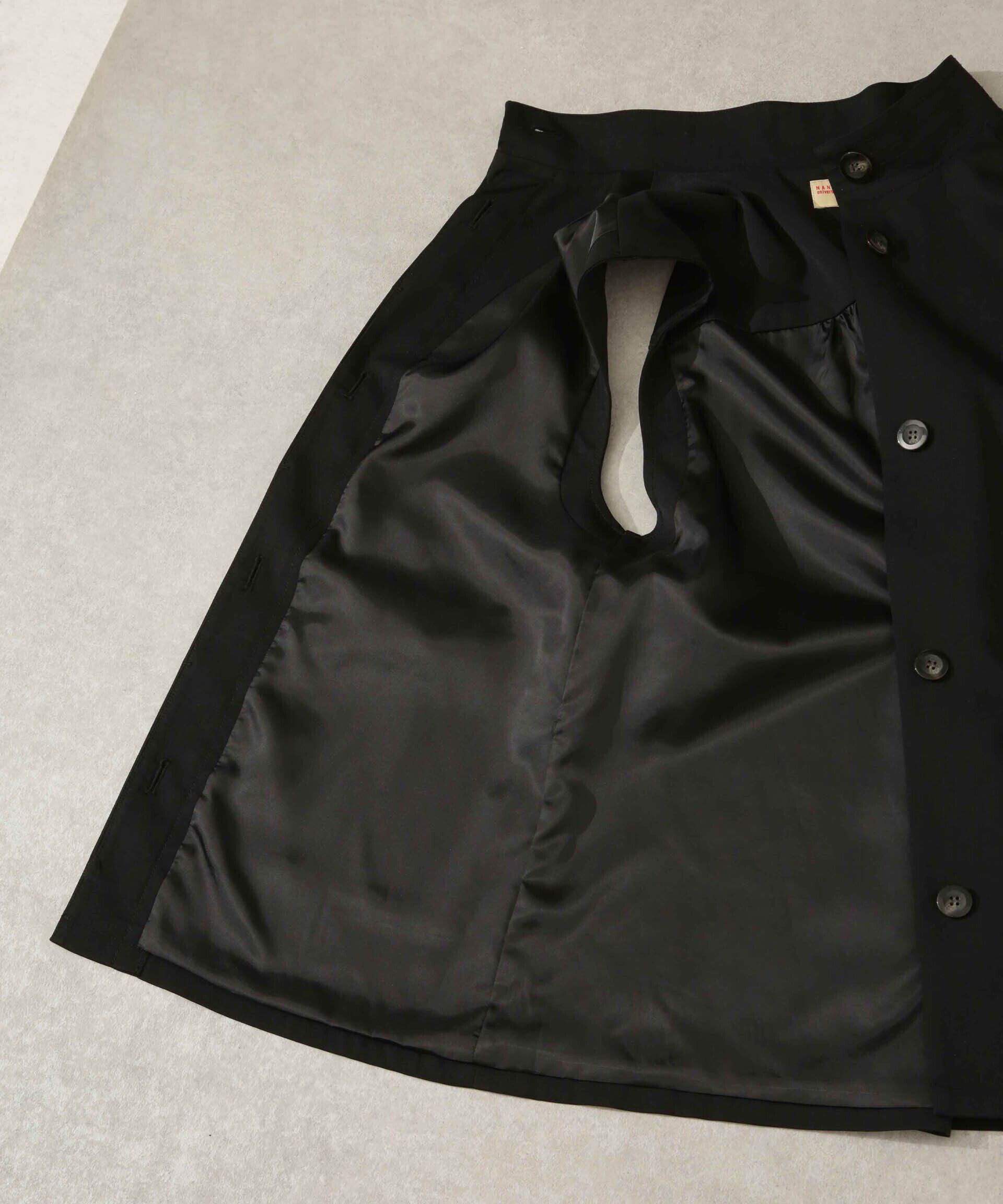 nano･universe「ベルト付きスタンドベスト」|ベスト・ジレ|