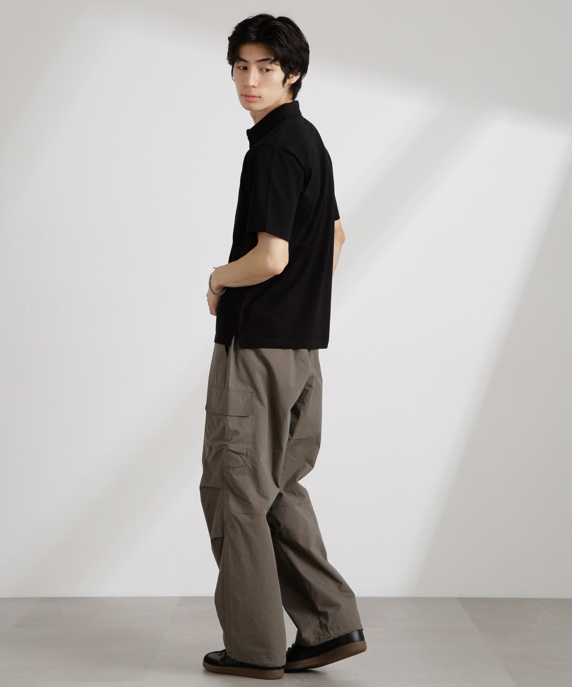 nano･universe「CNリラックスカーゴパンツ」|チノ|