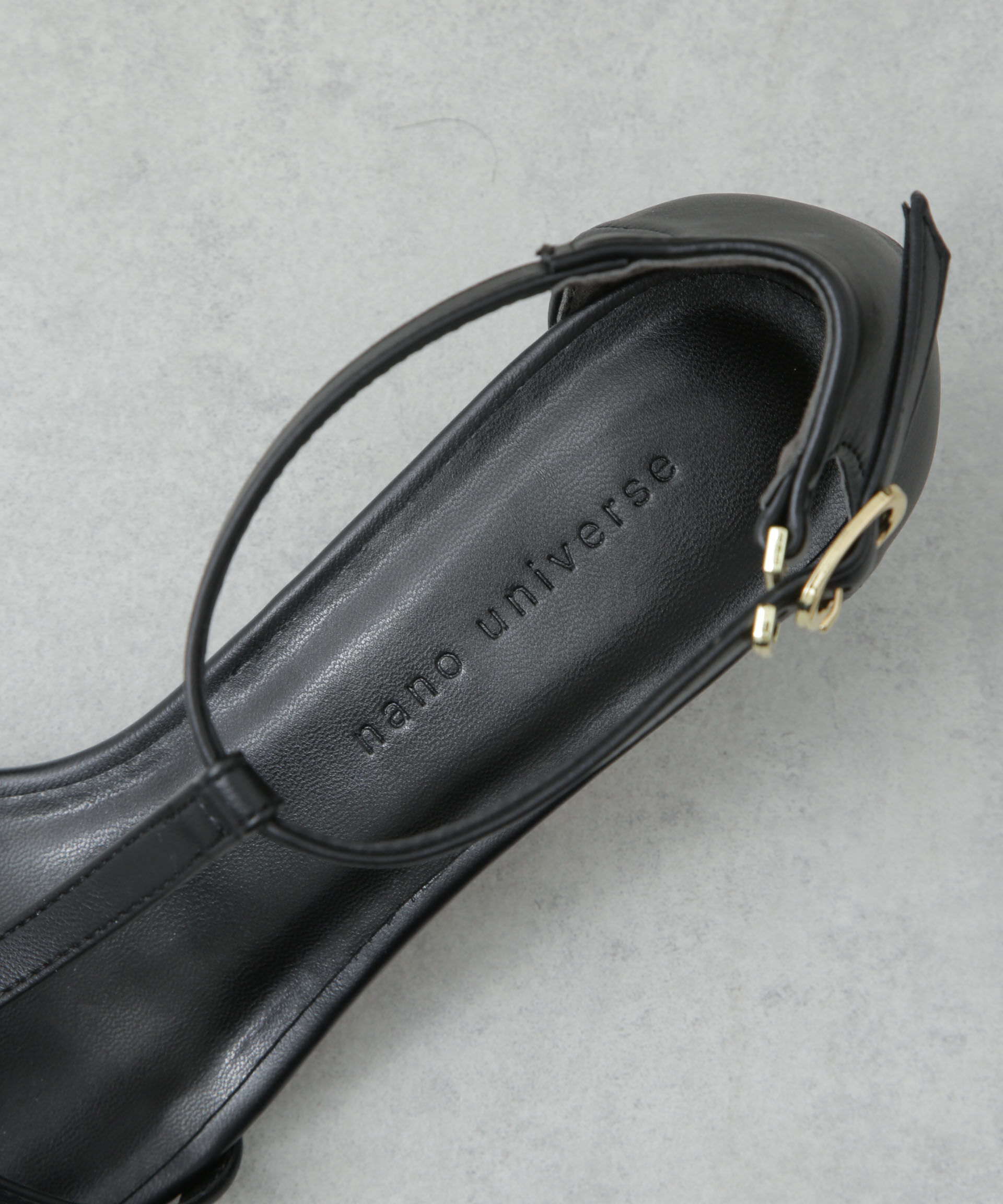 nano･universe「クロスストラップサンダル」|ビジネス・ドレスシューズ|