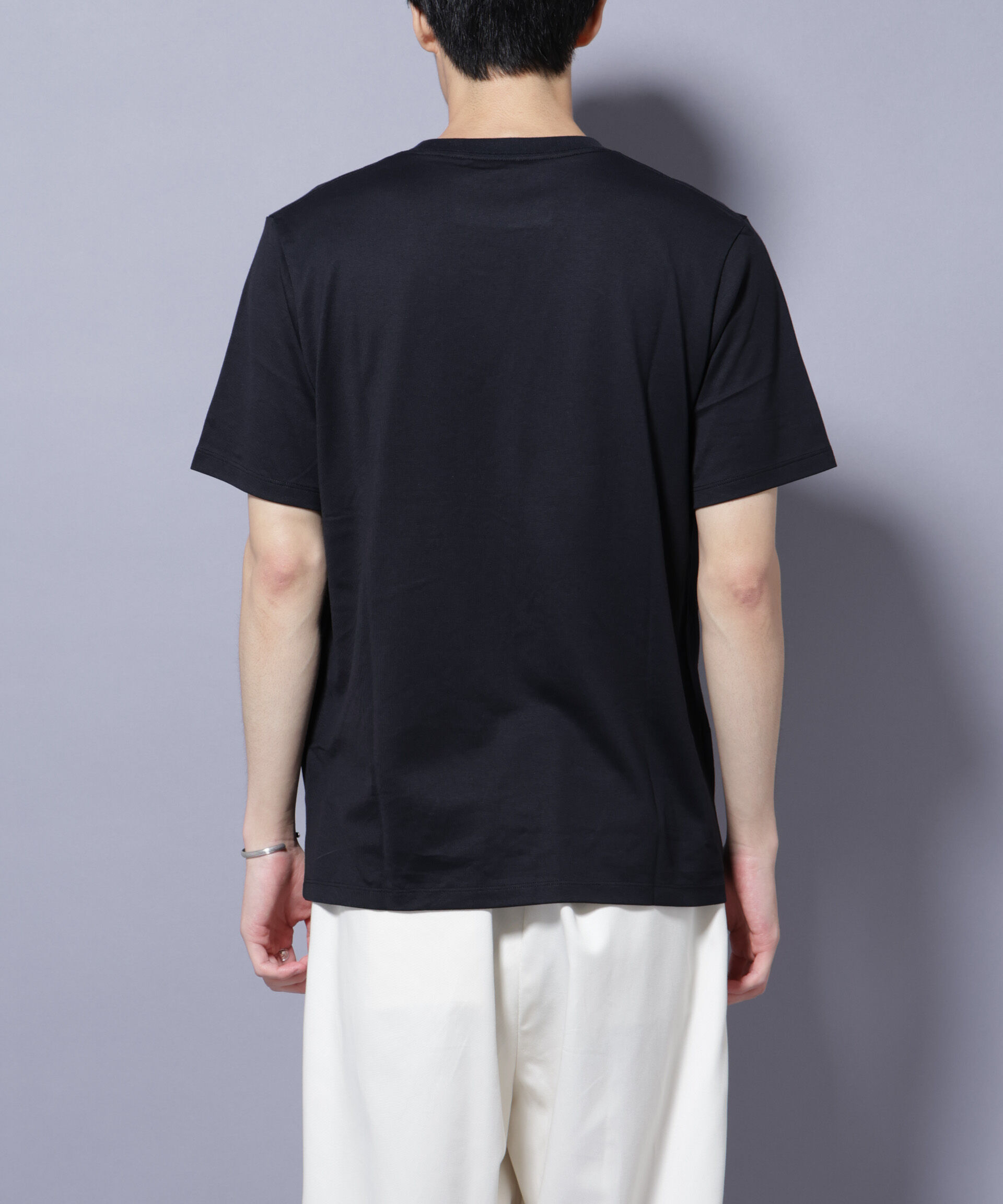 nano･universe「Anti Soaked(R) 汗染み防止 クルーネック レギュラーシルエットTシャツ」|Tシャツ・カットソー|