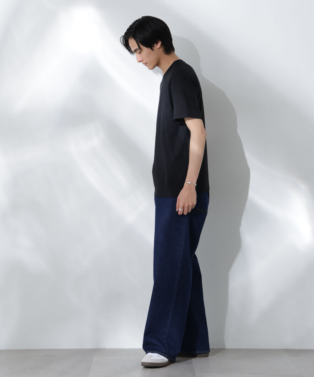 nano･universe「Anti Soaked(R) 汗染み防止 クルーネック レギュラーシルエットTシャツ」|Tシャツ・カットソー|