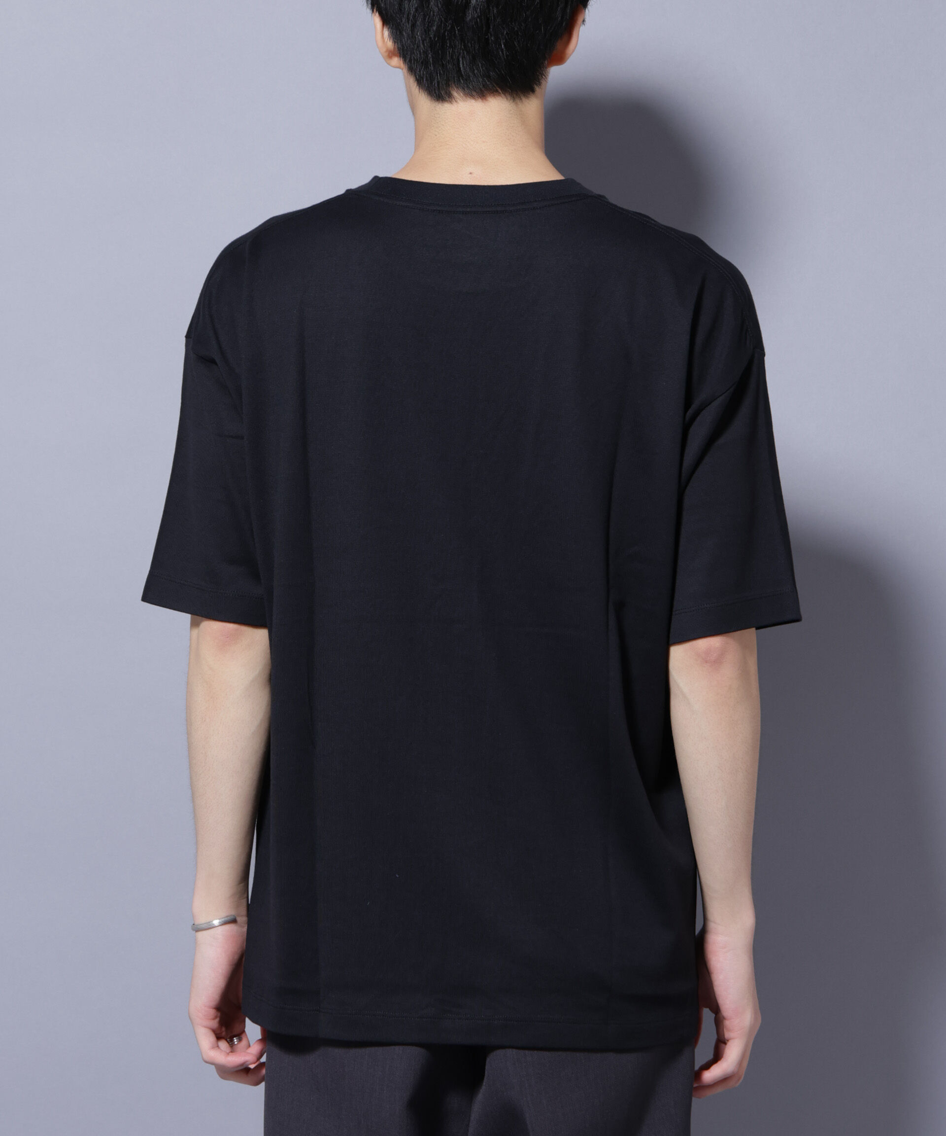 nano･universe「Anti Soaked(R)  汗染み防止 クルーネック ビッグシルエットTシャツ」|Tシャツ・カットソー|