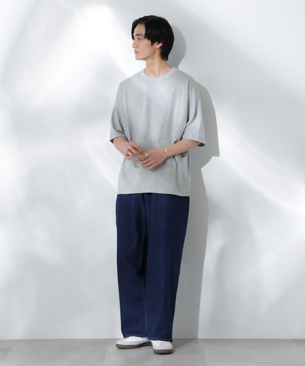 nano･universe「Anti Soaked(R)  汗染み防止 クルーネック ビッグシルエットTシャツ」|Tシャツ・カットソー|