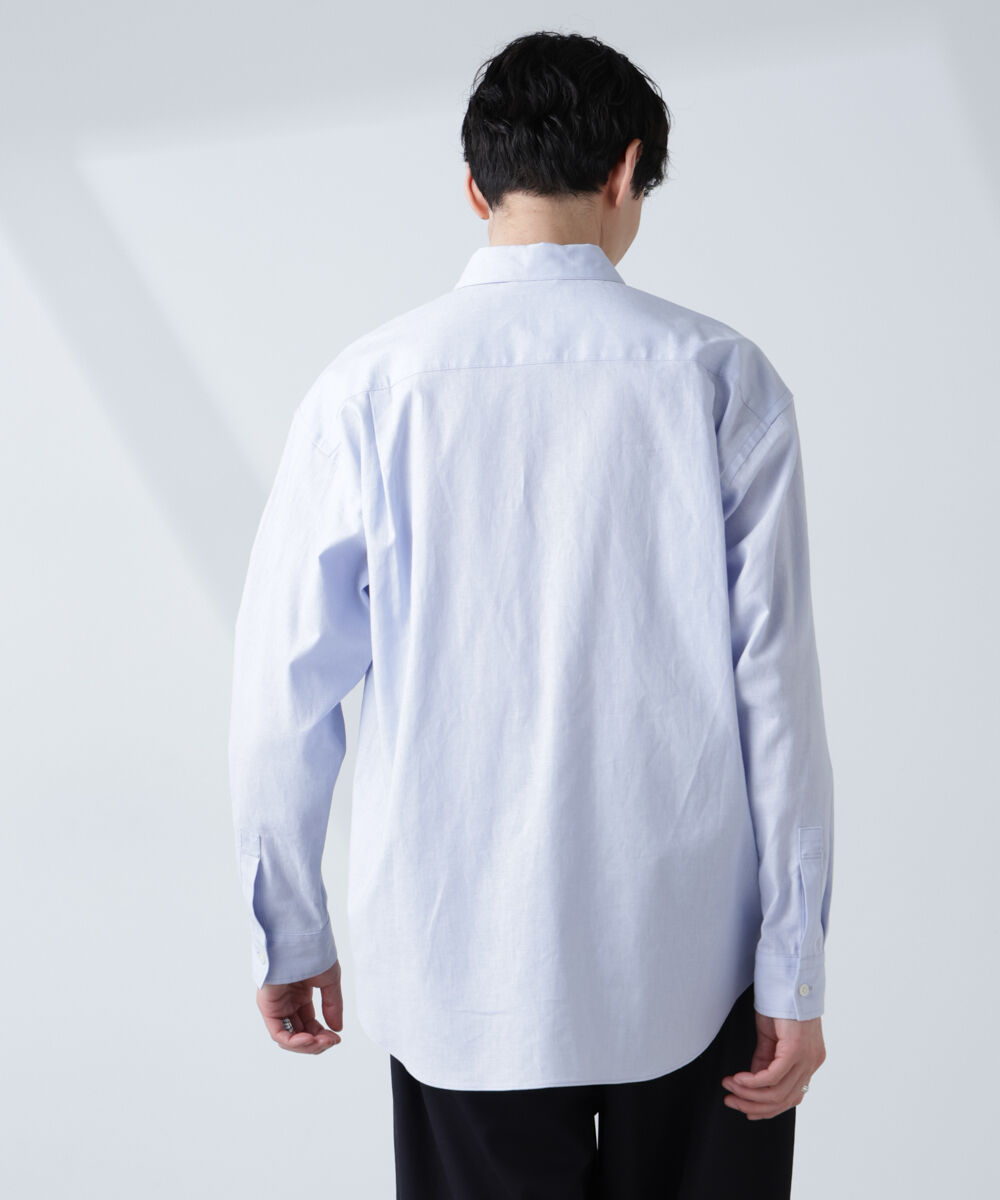 nano･universe「「BELGIUM LINEN FABRICS」リネンコットンレギュラーシャツ」|シャツ・ブラウス|