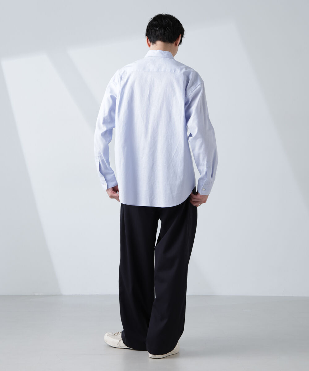 nano･universe「「BELGIUM LINEN FABRICS」リネンコットンレギュラーシャツ」|シャツ・ブラウス|