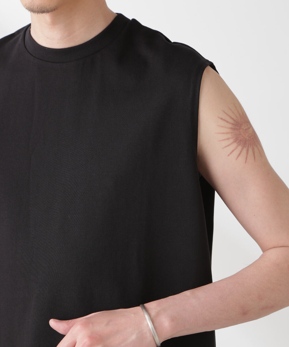 nano･universe「クールタッチ プレーティング天竺 ノースリーブ」|Tシャツ・カットソー|