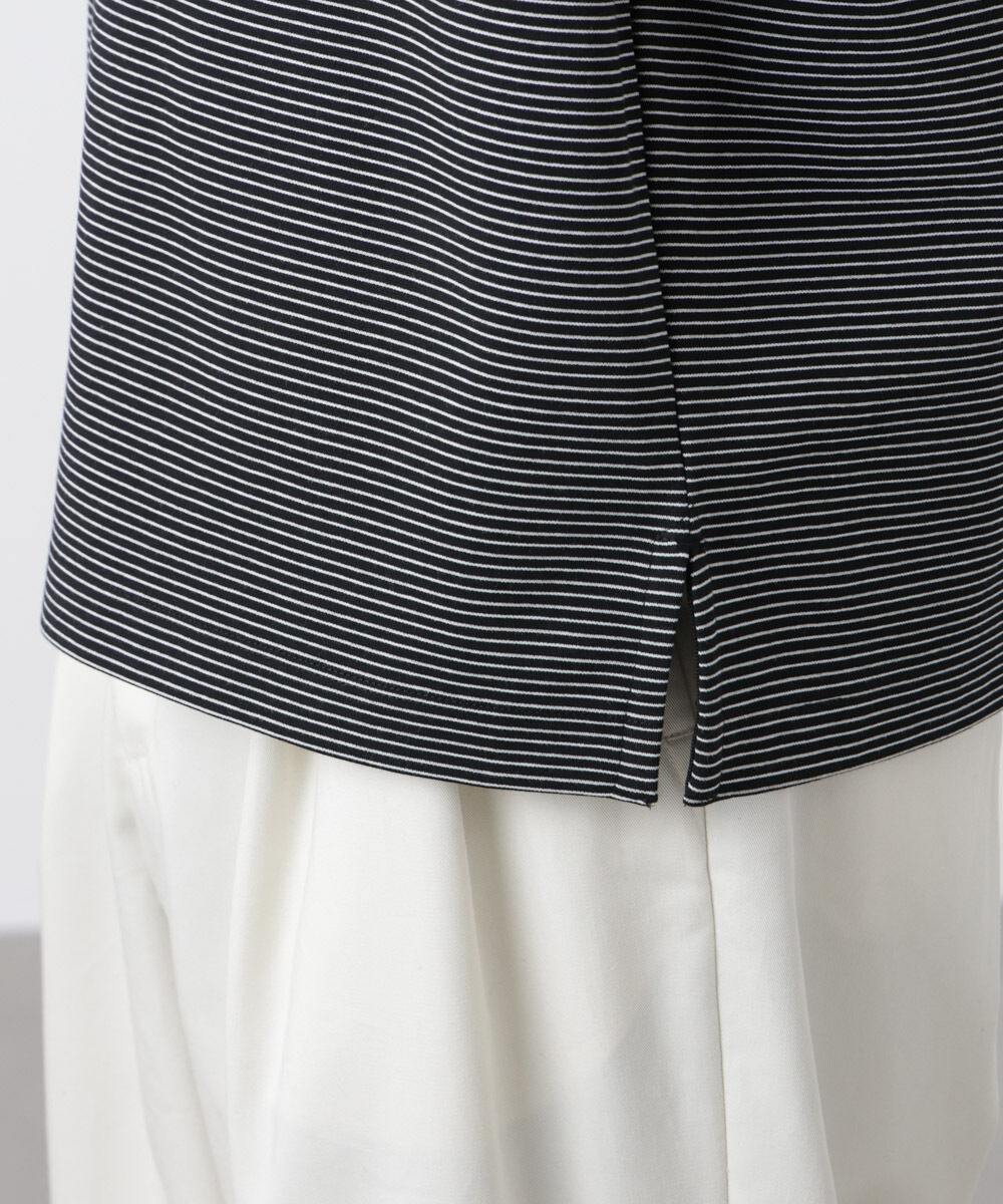 nano･universe「ワイドシルエットボーダーTシャツ」|Tシャツ・カットソー|