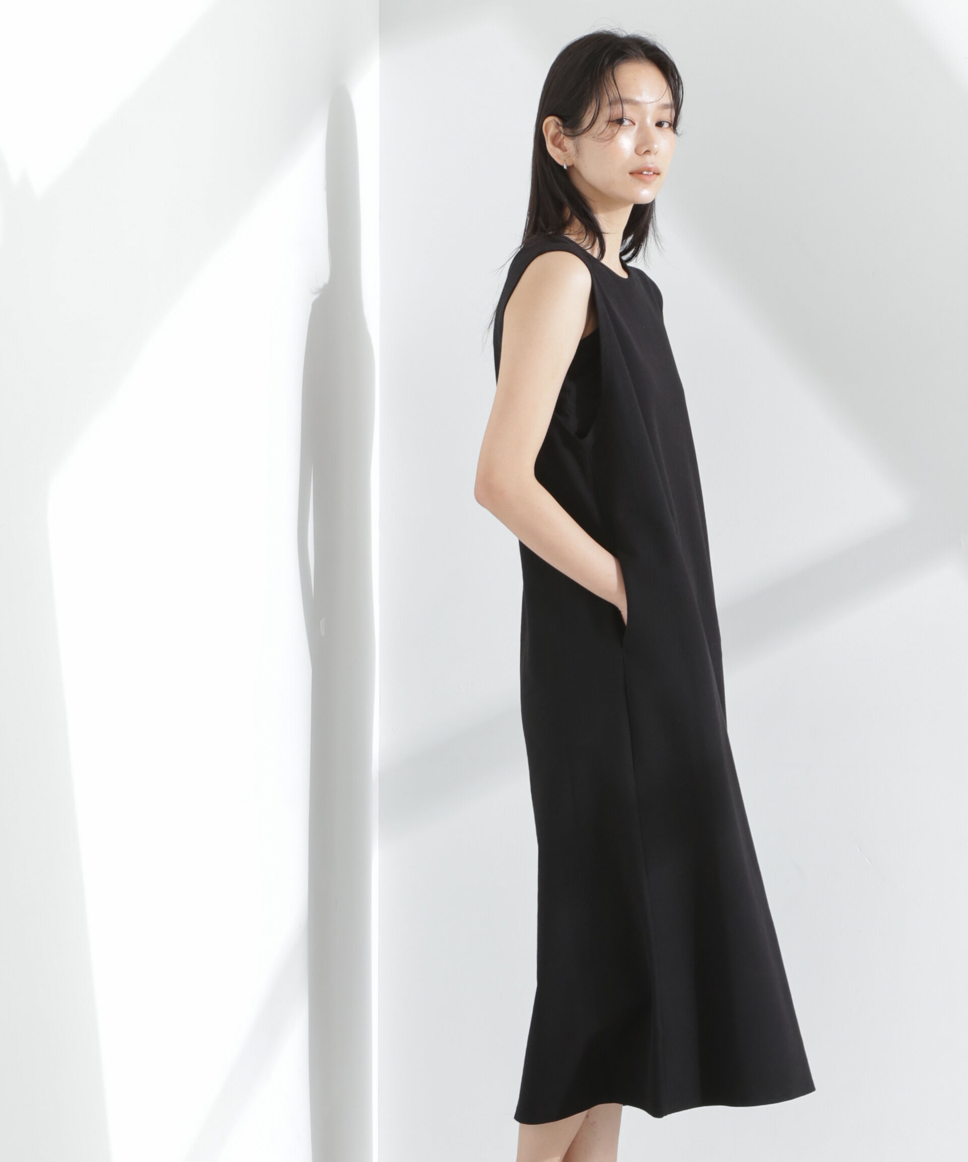 nano･universe「「MC」coveross(R)ツイル調 冷感プレーティング天竺ワンピース」|ワンピース|