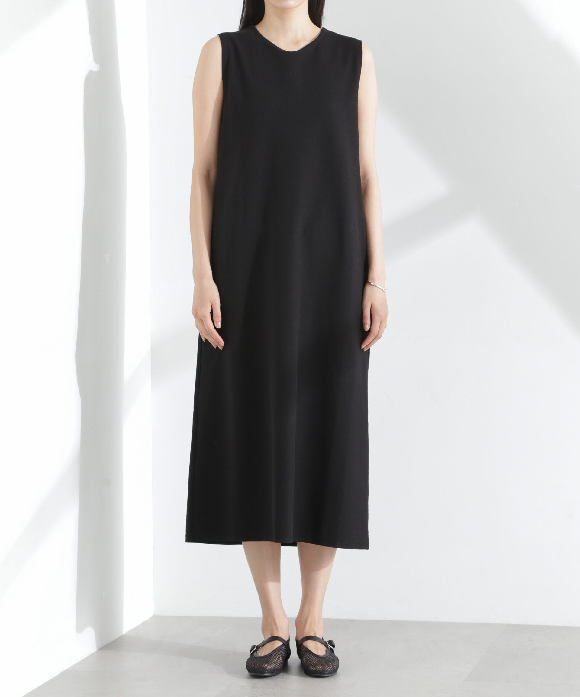 nano･universe「「MC」coveross(R)ツイル調 冷感プレーティング天竺ワンピース」|ワンピース|