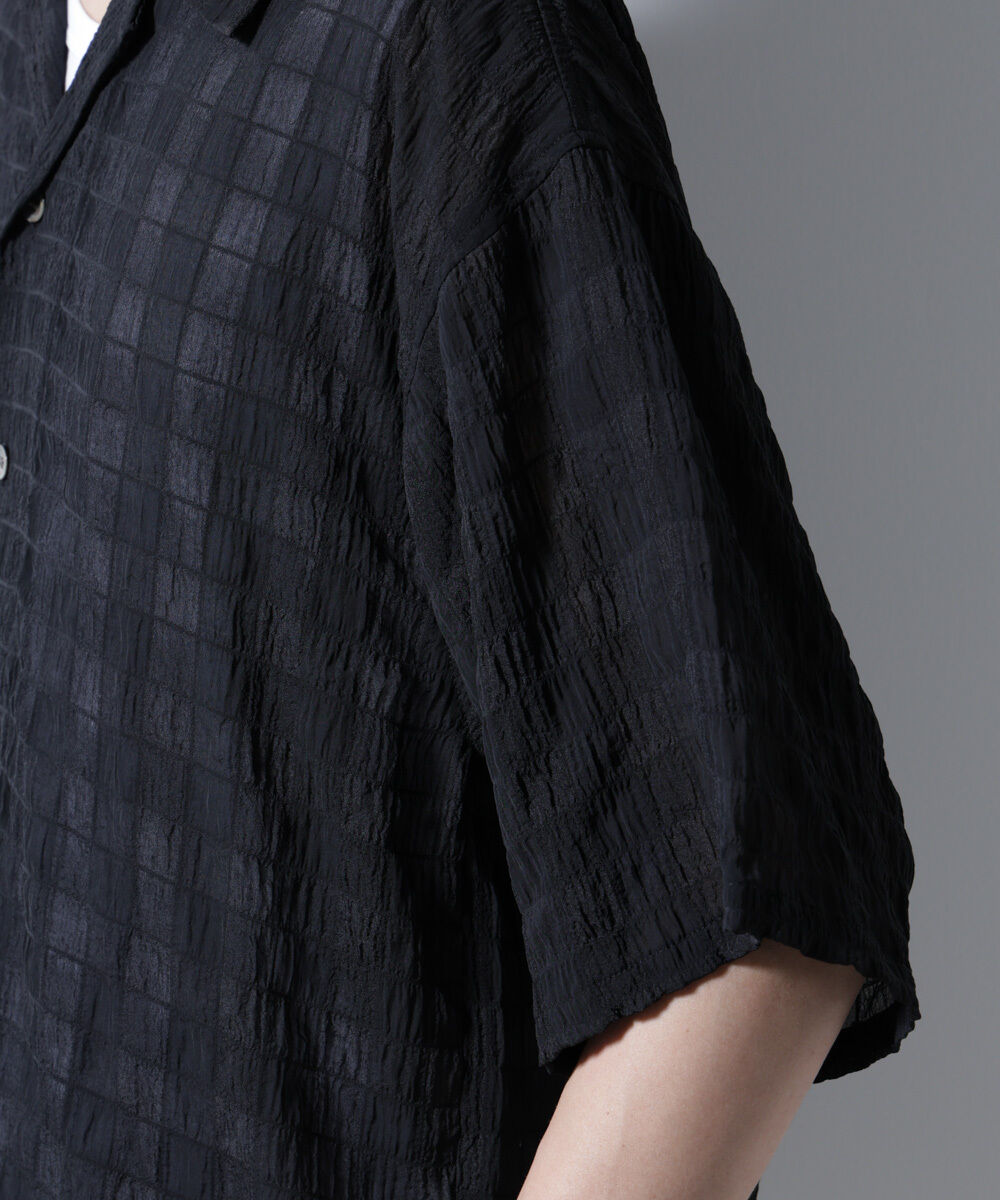 nano･universe「シースルーチェックシャツ」|シャツ・ブラウス|