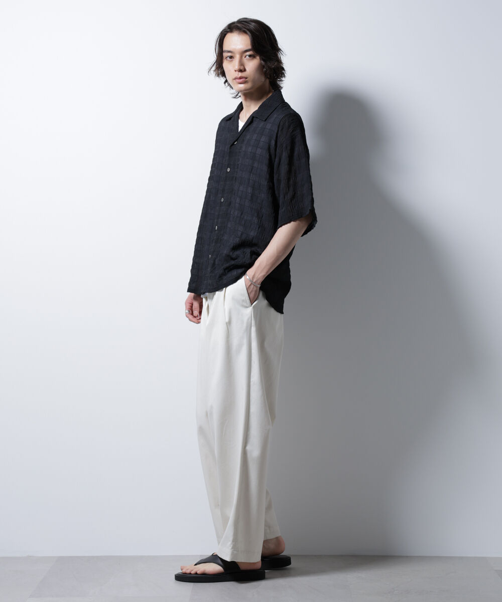 nano･universe「シースルーチェックシャツ」|シャツ・ブラウス|