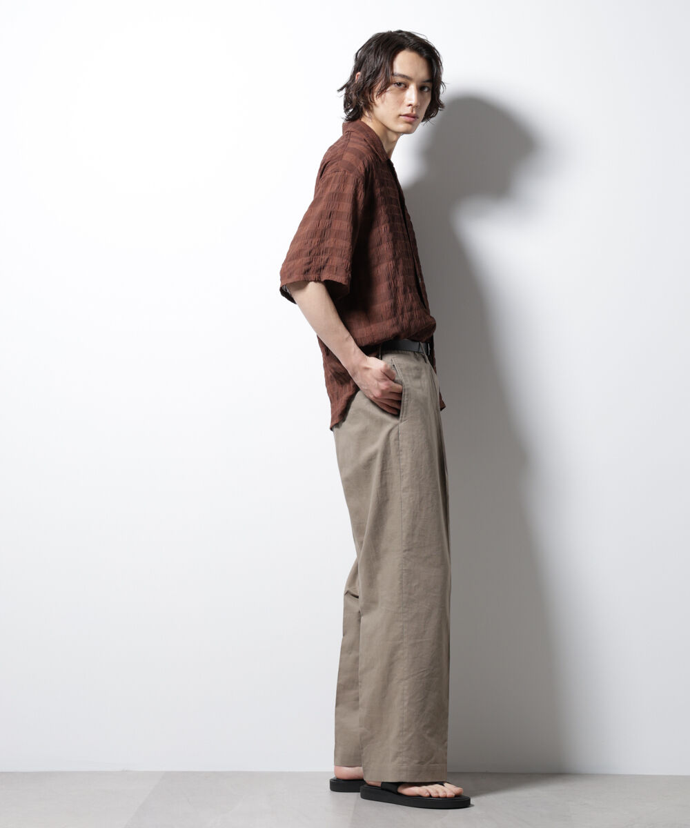 nano･universe「シースルーチェックシャツ」|シャツ・ブラウス|