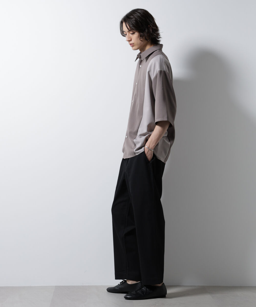 nano･universe「パネル切替バイカラーシャツ」|シャツ・ブラウス|