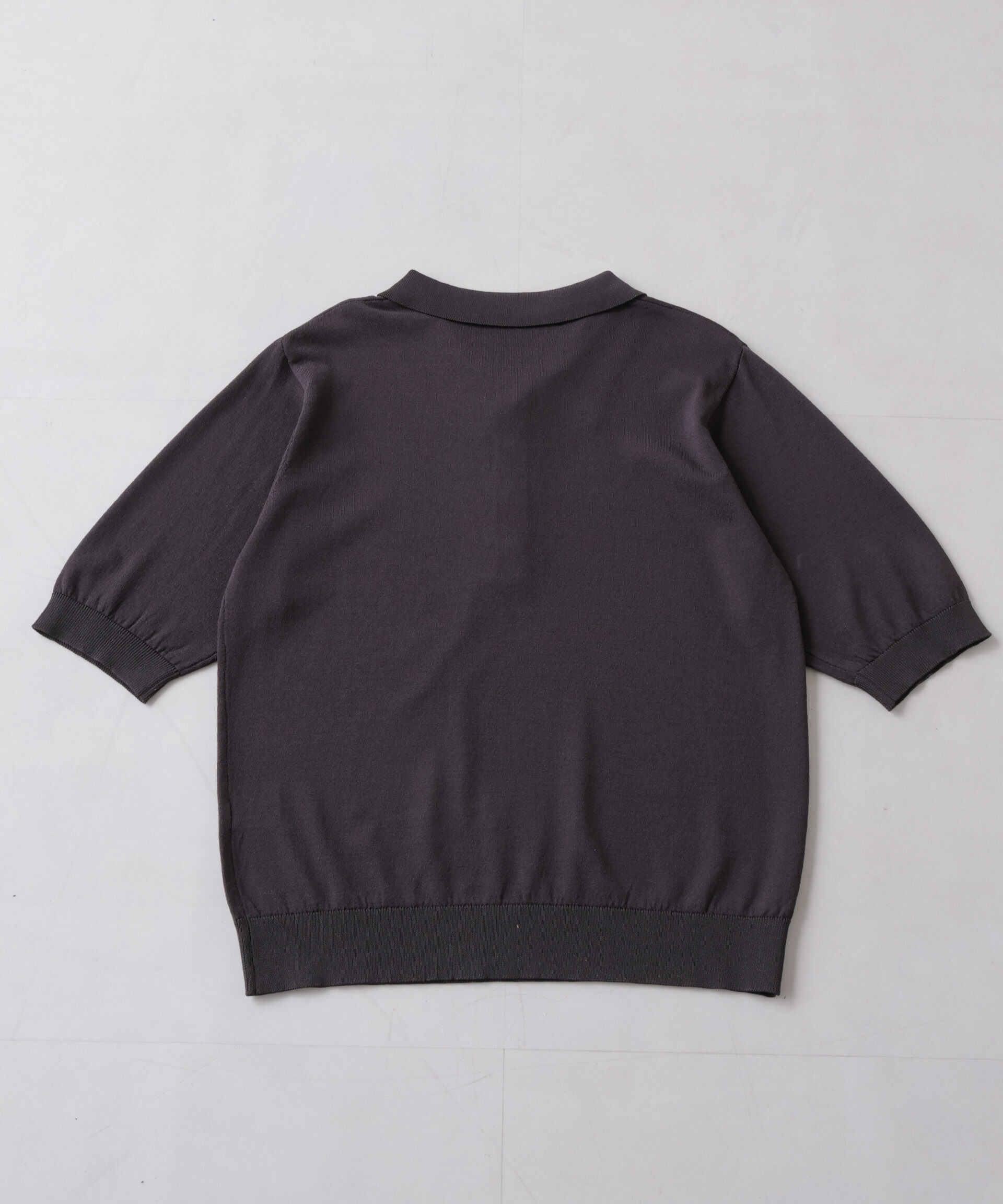 nano･universe「多機能強撚ポロニットトップス」|ニット・セーター|