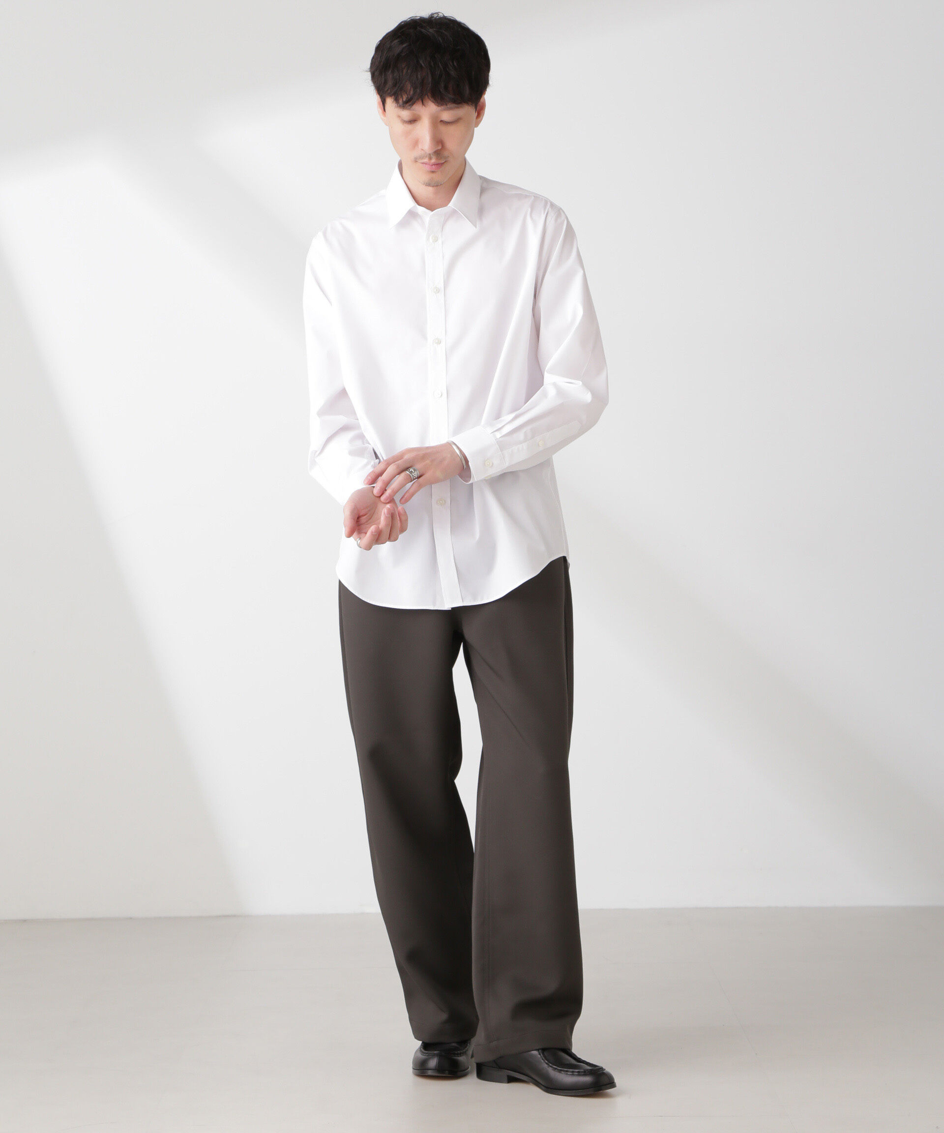  「トリプルクロス バレルレッグパンツ(セットアップ可)」|その他|