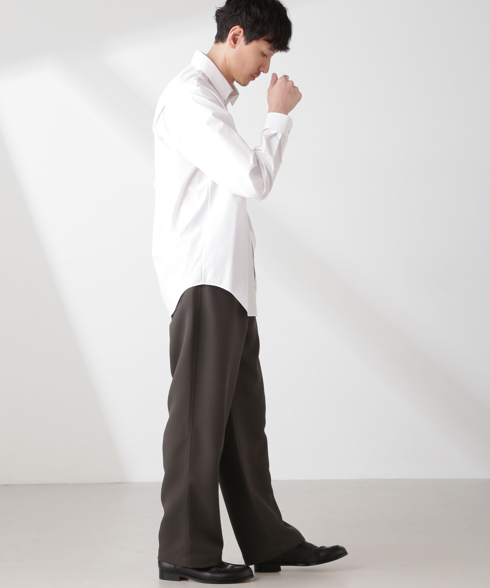  「トリプルクロス バレルレッグパンツ(セットアップ可)」|その他|