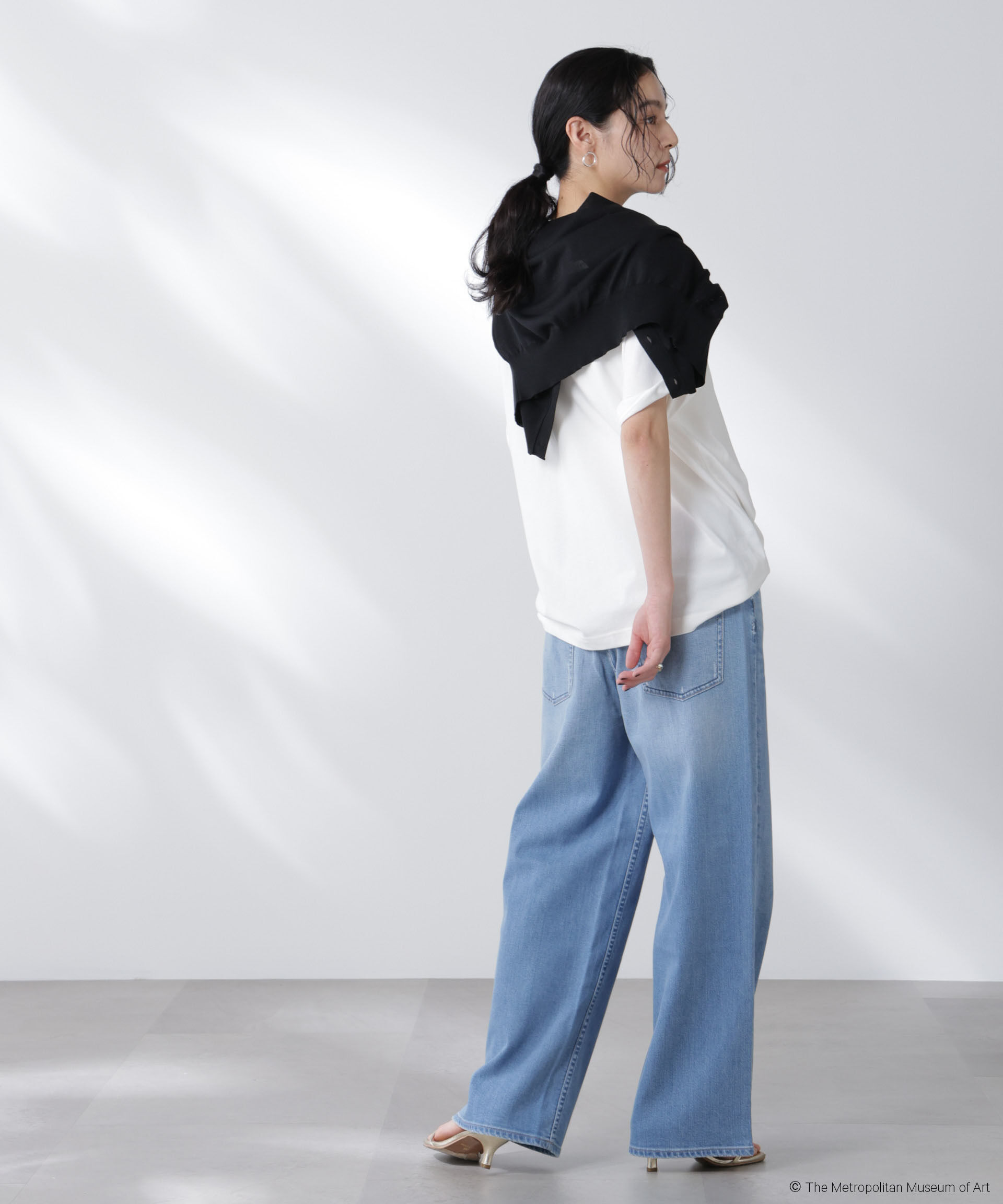 nano･universe「The Met 別注ロゴプリントTシャツ」|Tシャツ・カットソー|