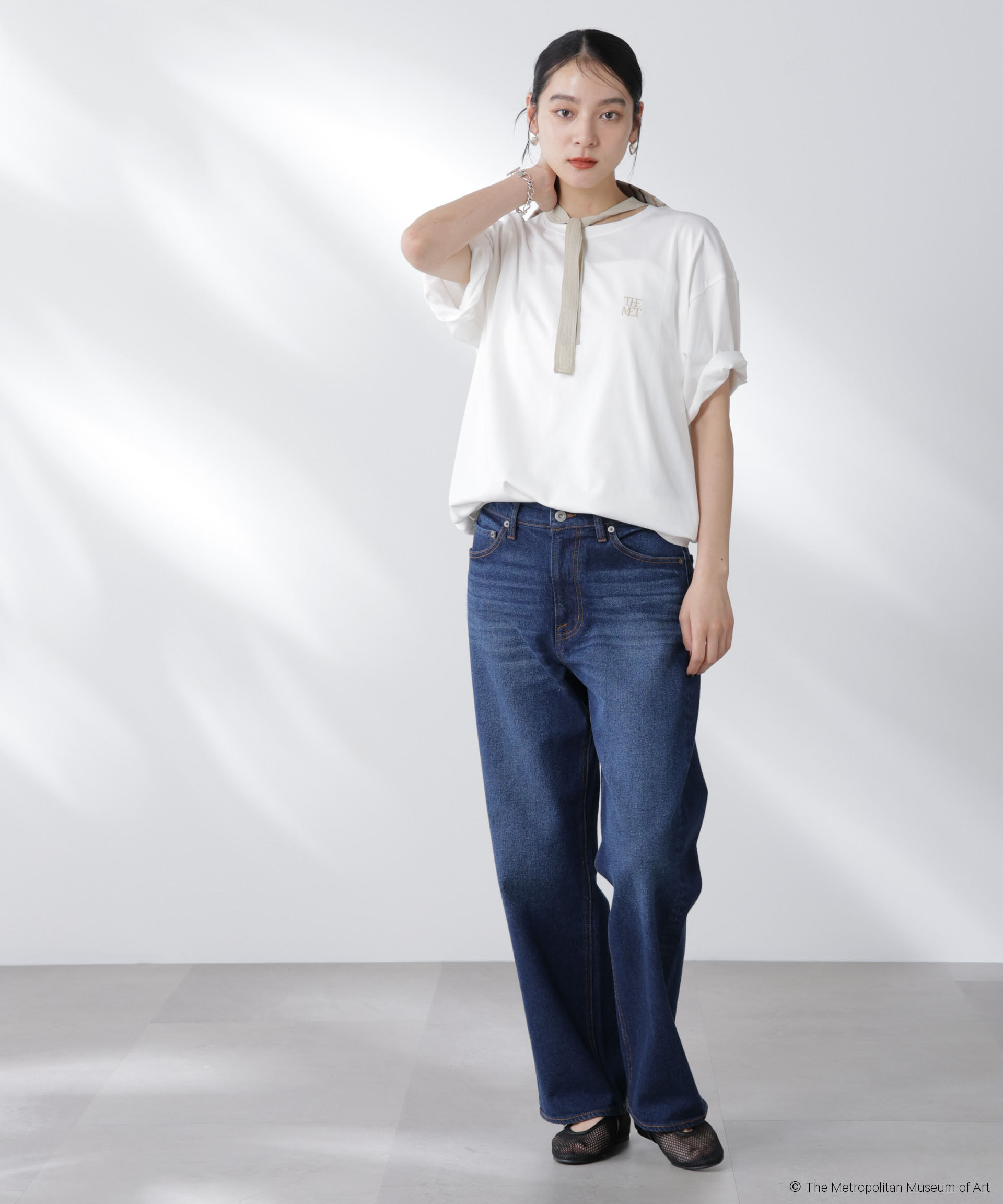 nano･universe「The Met 別注ロゴプリントTシャツ」|Tシャツ・カットソー|