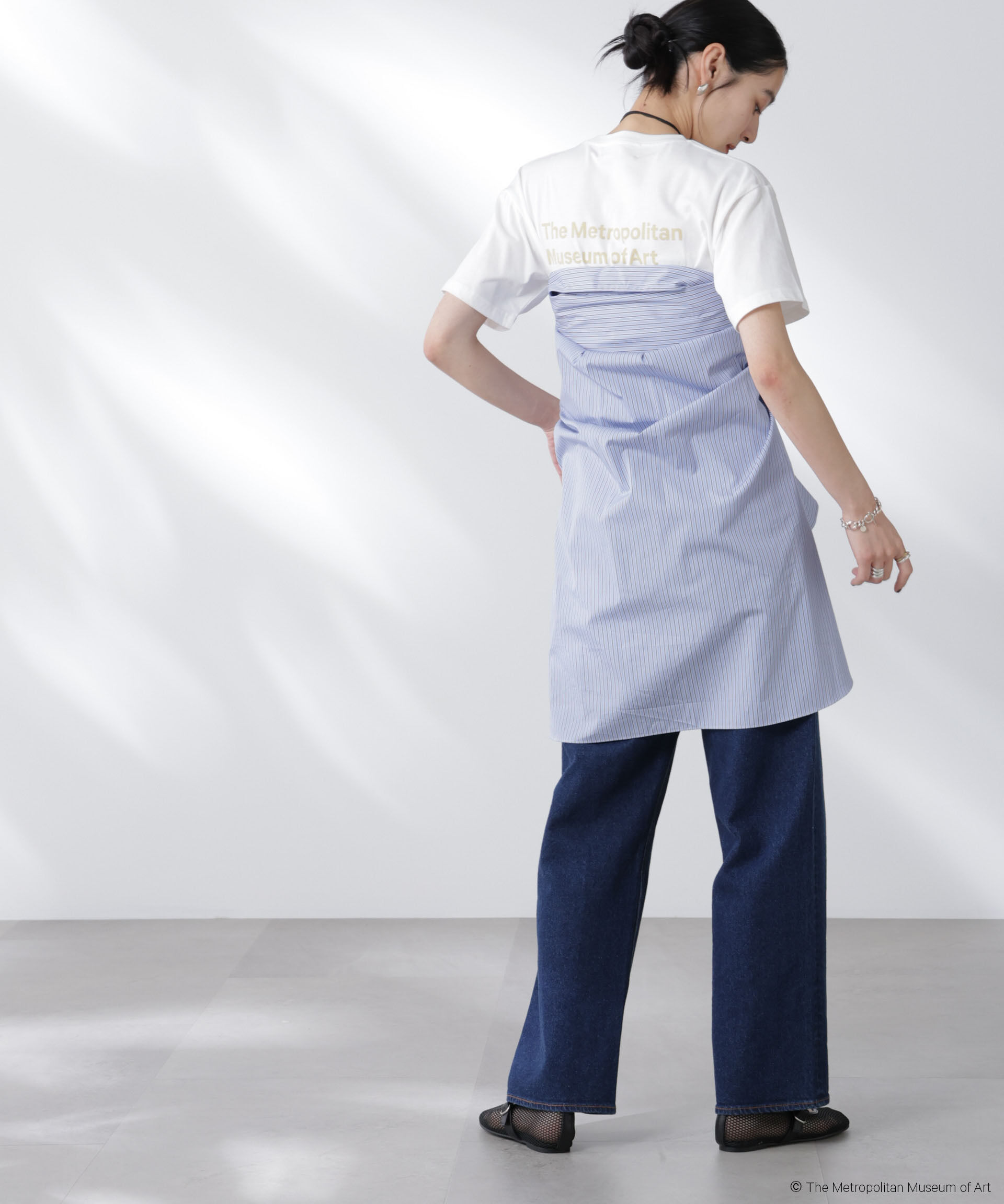 nano･universe「The Met 別注ロゴプリントTシャツ」|Tシャツ・カットソー|