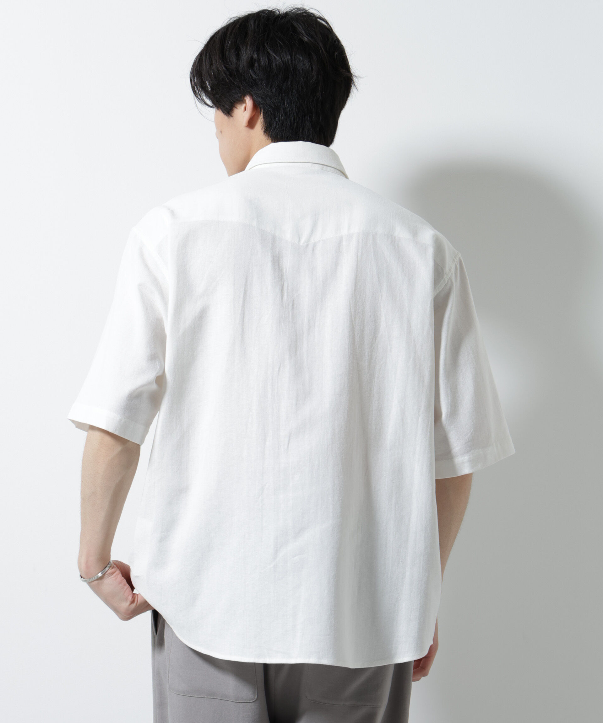 nano･universe「エンブロイダリー ウェスタンシャツ」|シャツ・ブラウス|