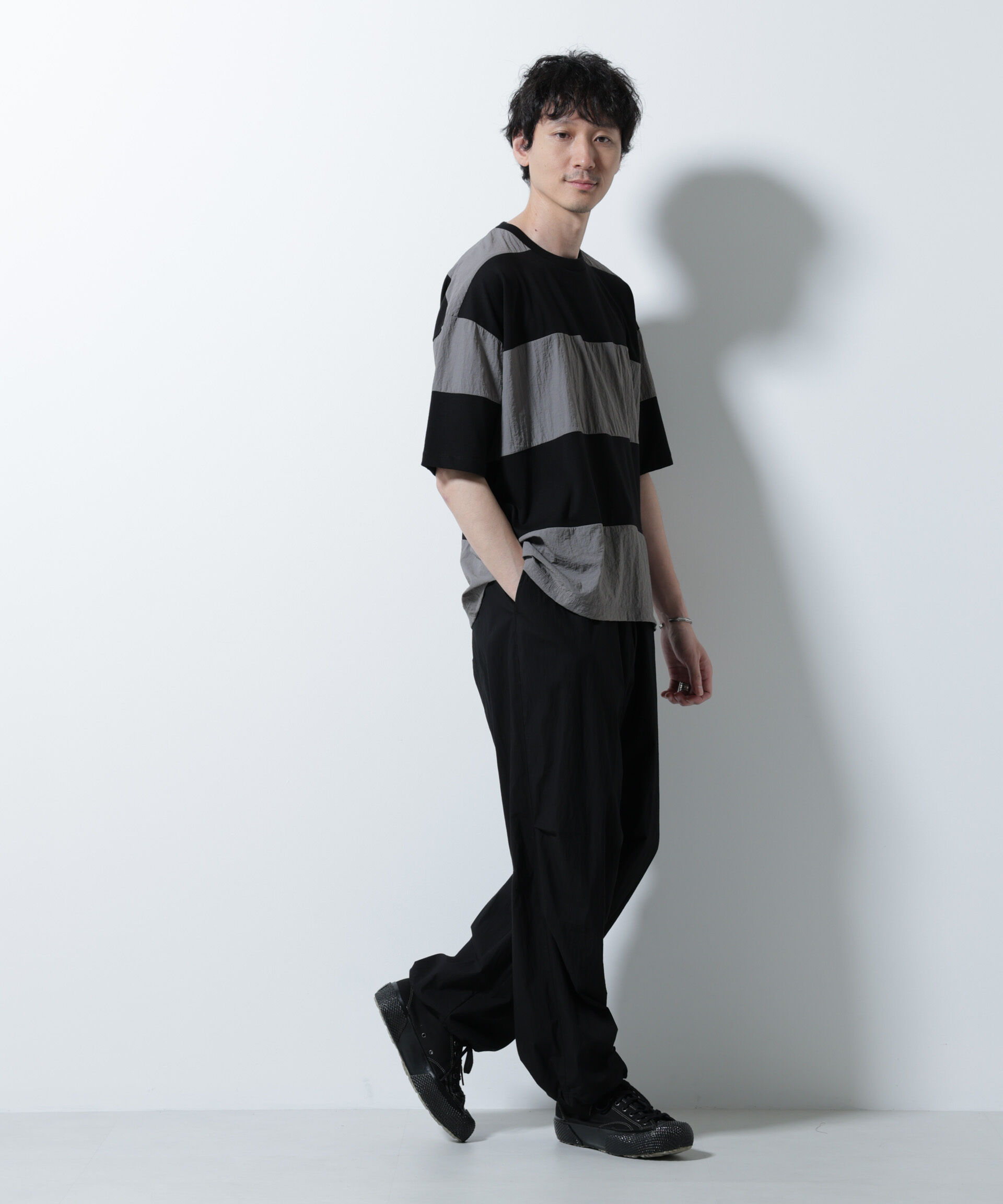 nano･universe「ライトウェイトバギーパンツ」|チノ|