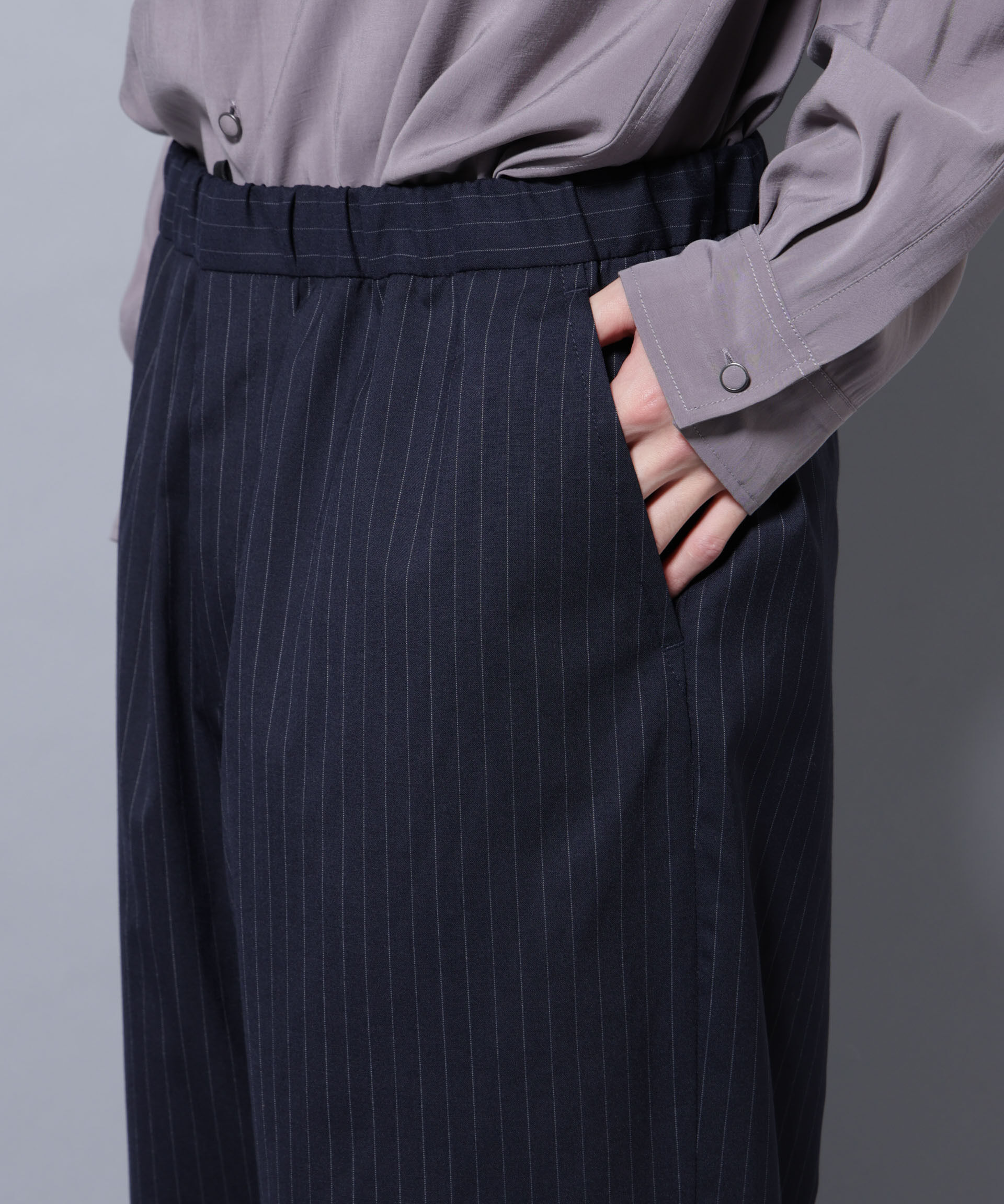 nano･universe「「大人のワイドパンツ」TWソロテックスワイドイージースラックス」|チノ|