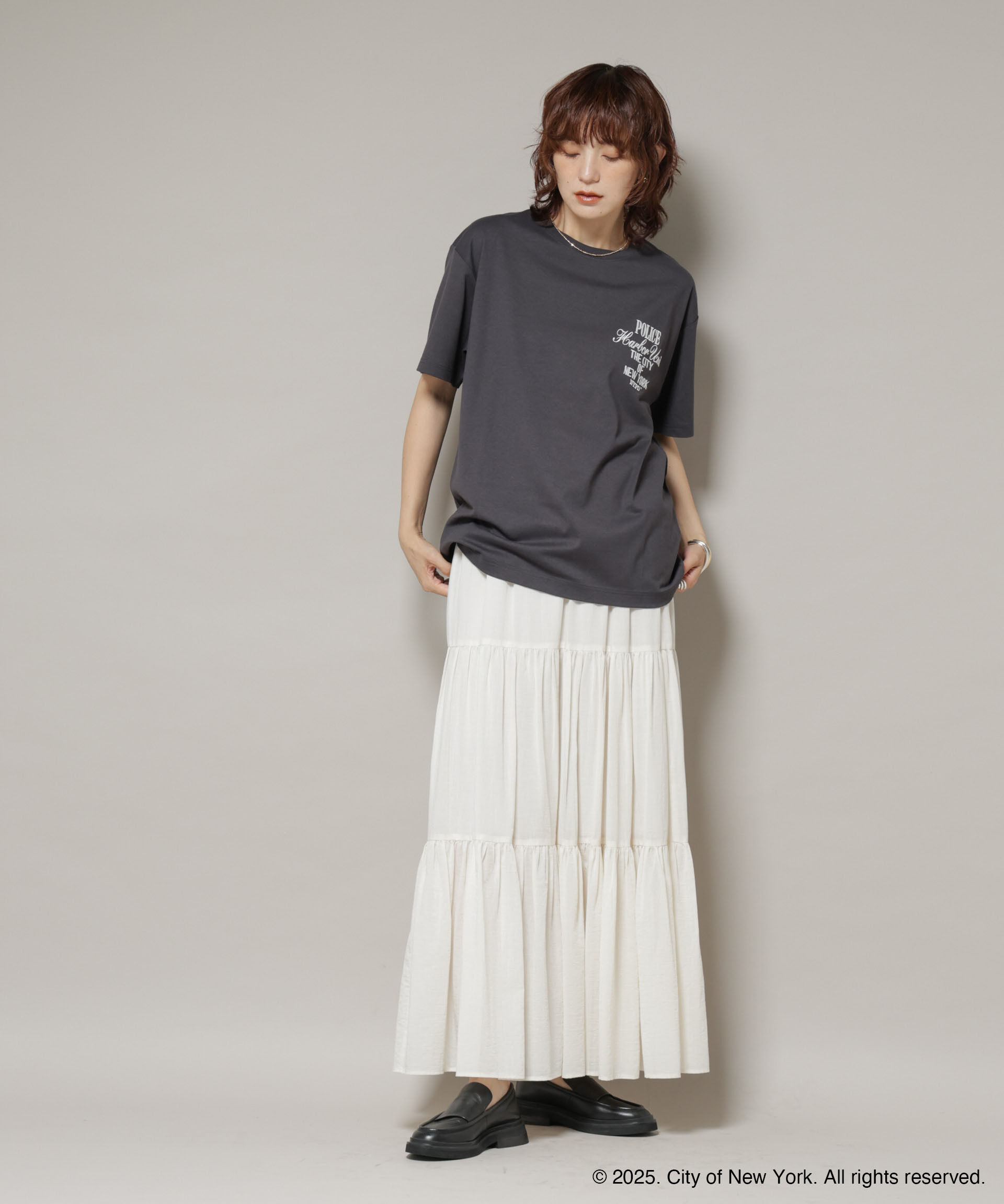 nano･universe「GOOD ROCK SPEED&times;Anti Soaked(R) 汗染み防止 NYC Tシャツ」|Tシャツ・カットソー|