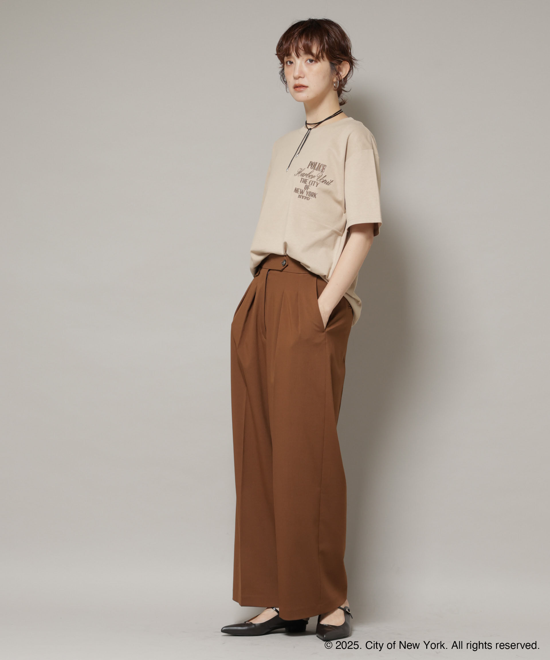 nano･universe「GOOD ROCK SPEED&times;Anti Soaked(R) 汗染み防止 NYC Tシャツ」|Tシャツ・カットソー|