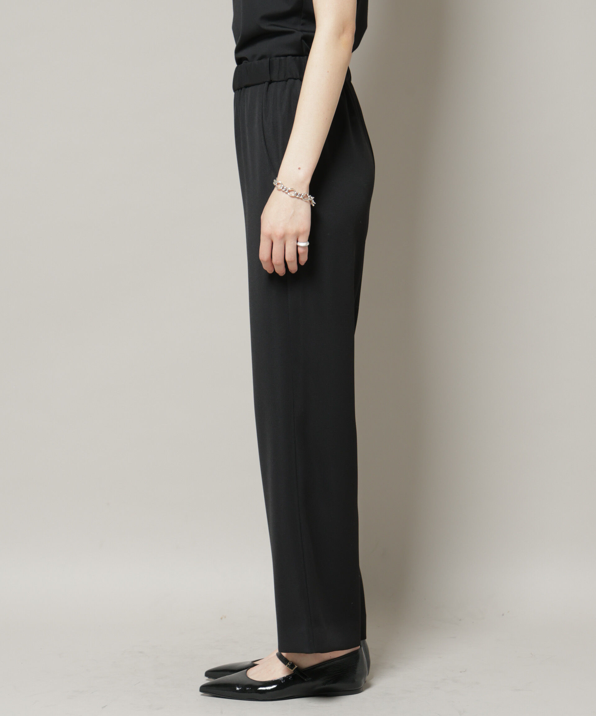 nano･universe「ダブルクロスノースリーブブラウス&times;パンツセットアップ」|ワンピース|