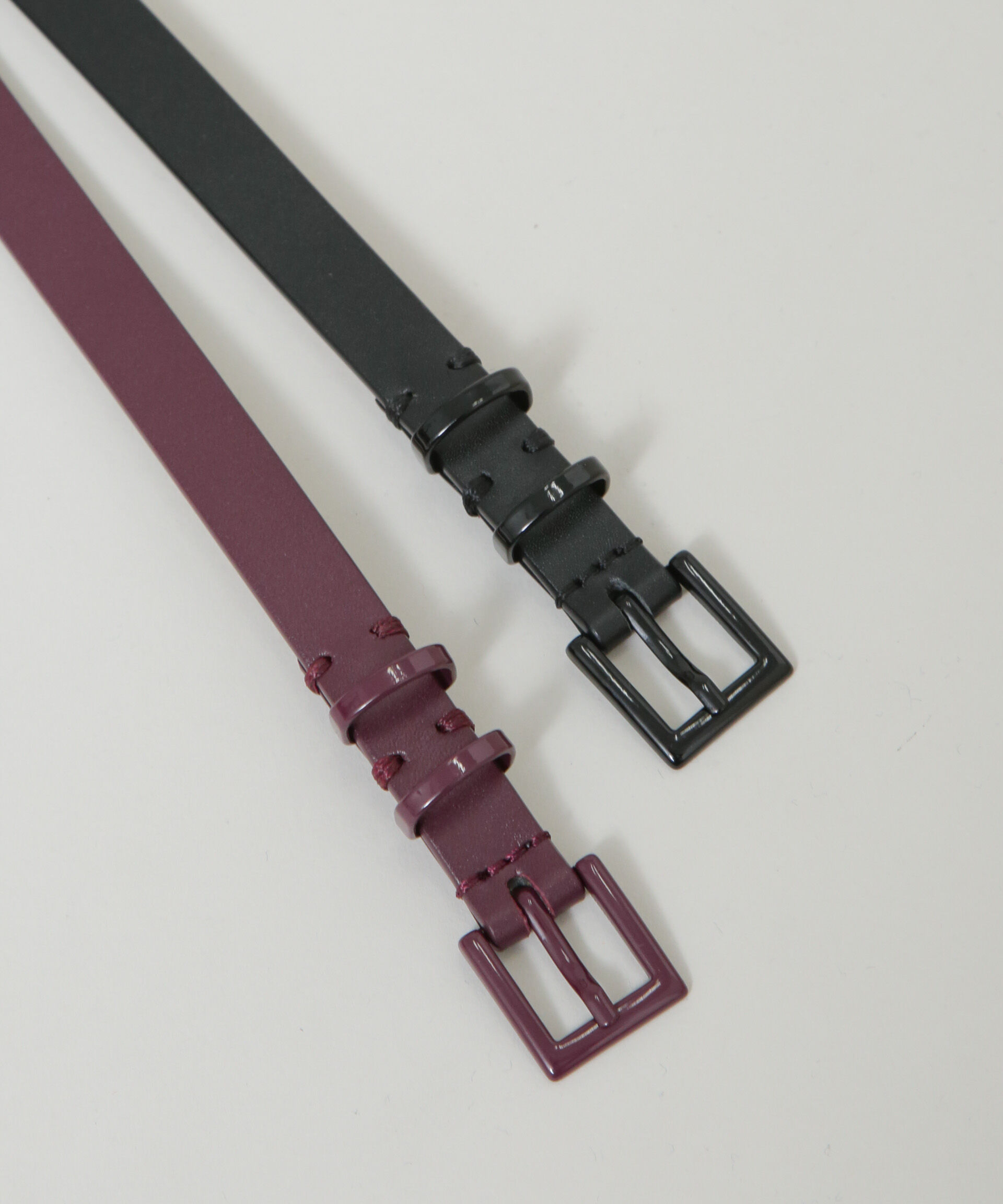 nano･universe「ペイントバックル細ベルト」|ベルト|