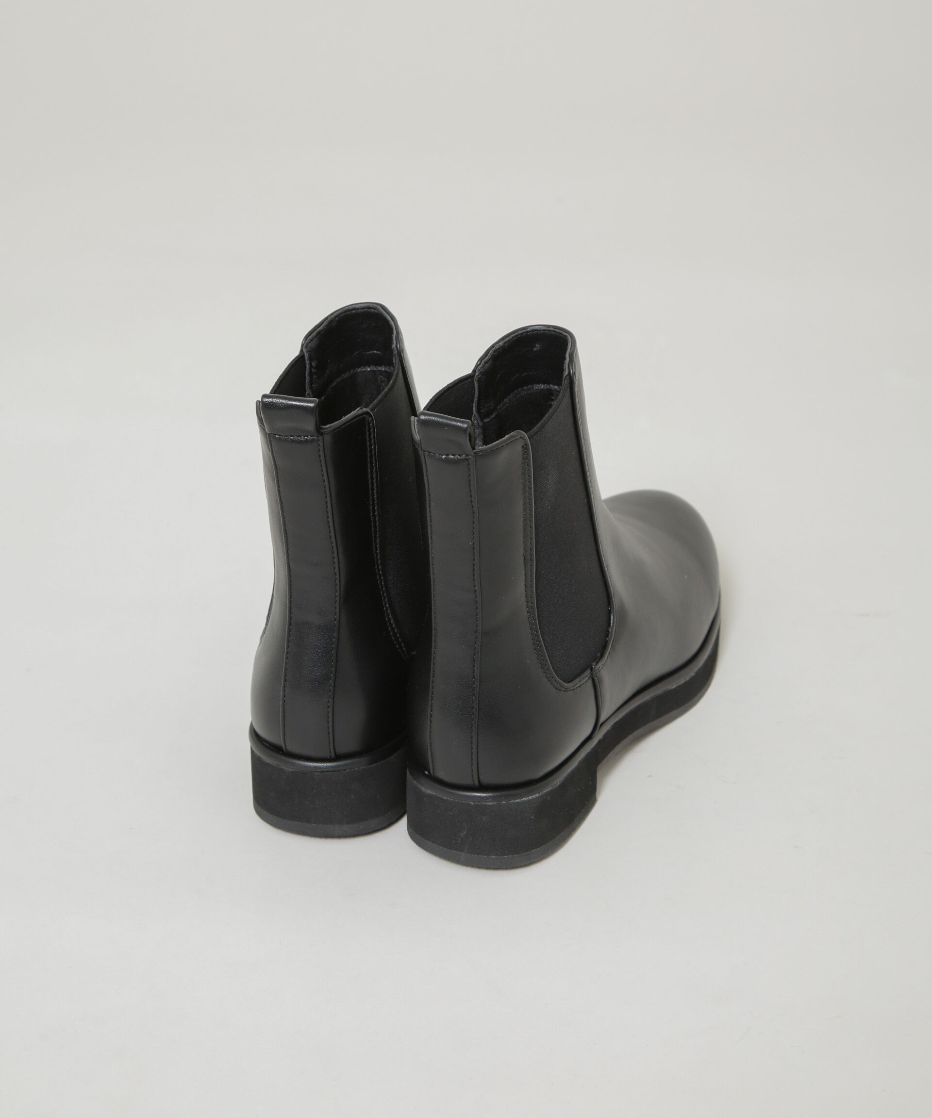 nano･universe「サイドゴアフラットブーツ」|ショートブーツ|