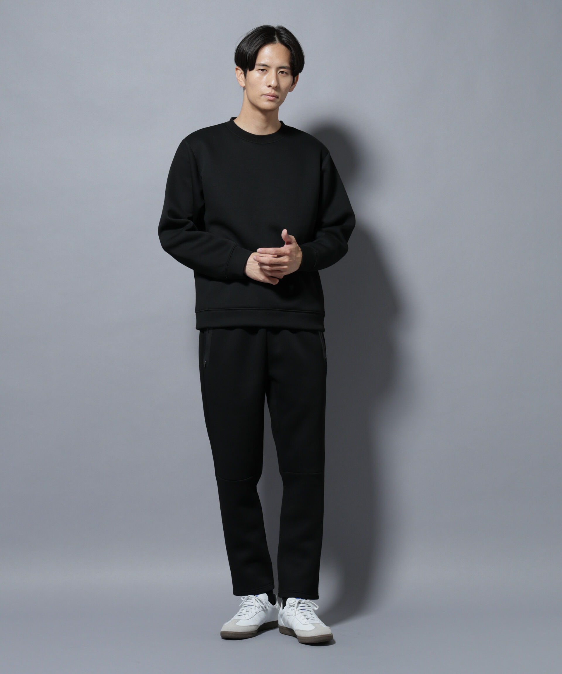 nano･universe「パネルダンボールジョガーパンツ（セットアップ可）」|チノ|