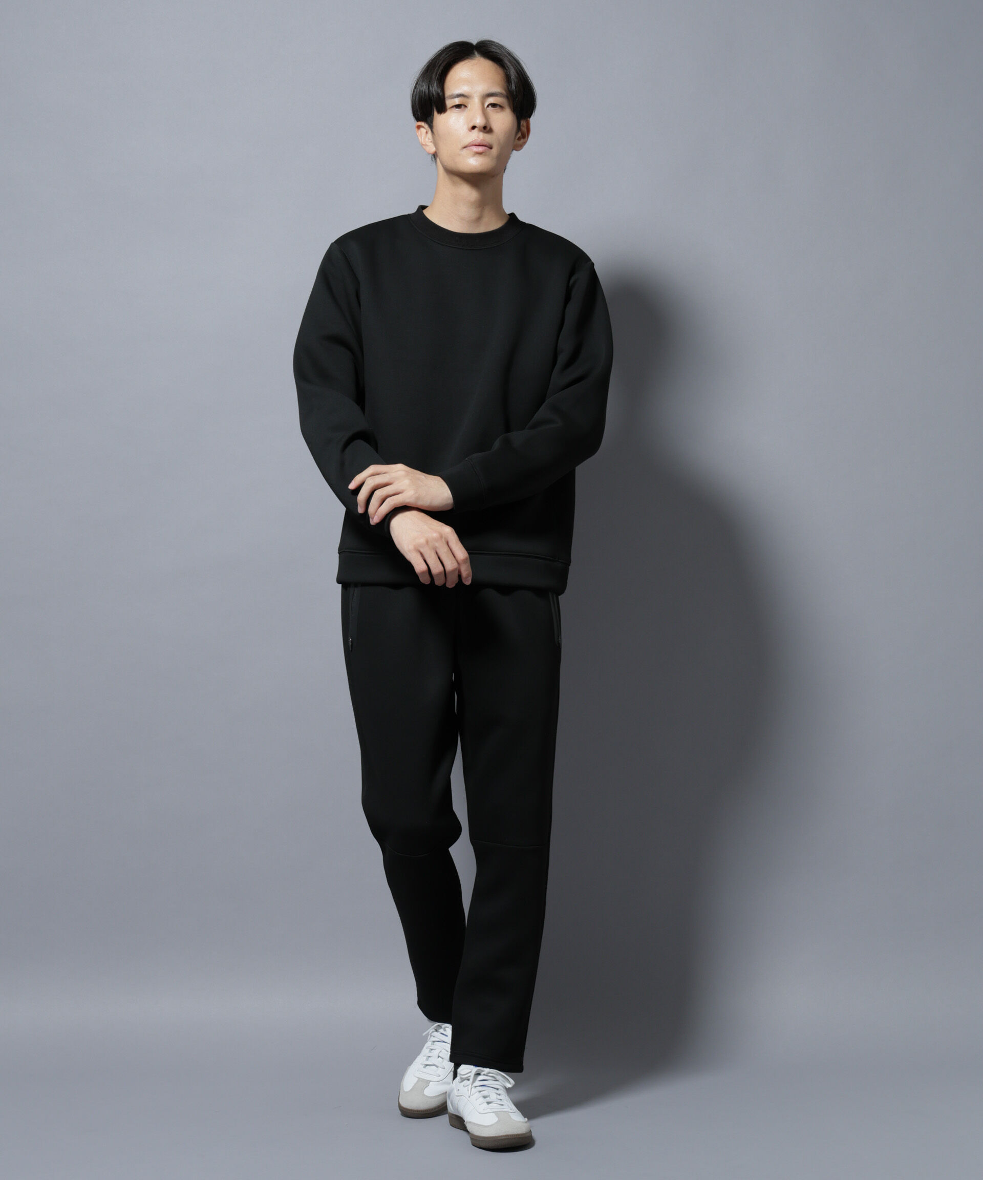 nano･universe「パネルダンボールジョガーパンツ（セットアップ可）」|チノ|