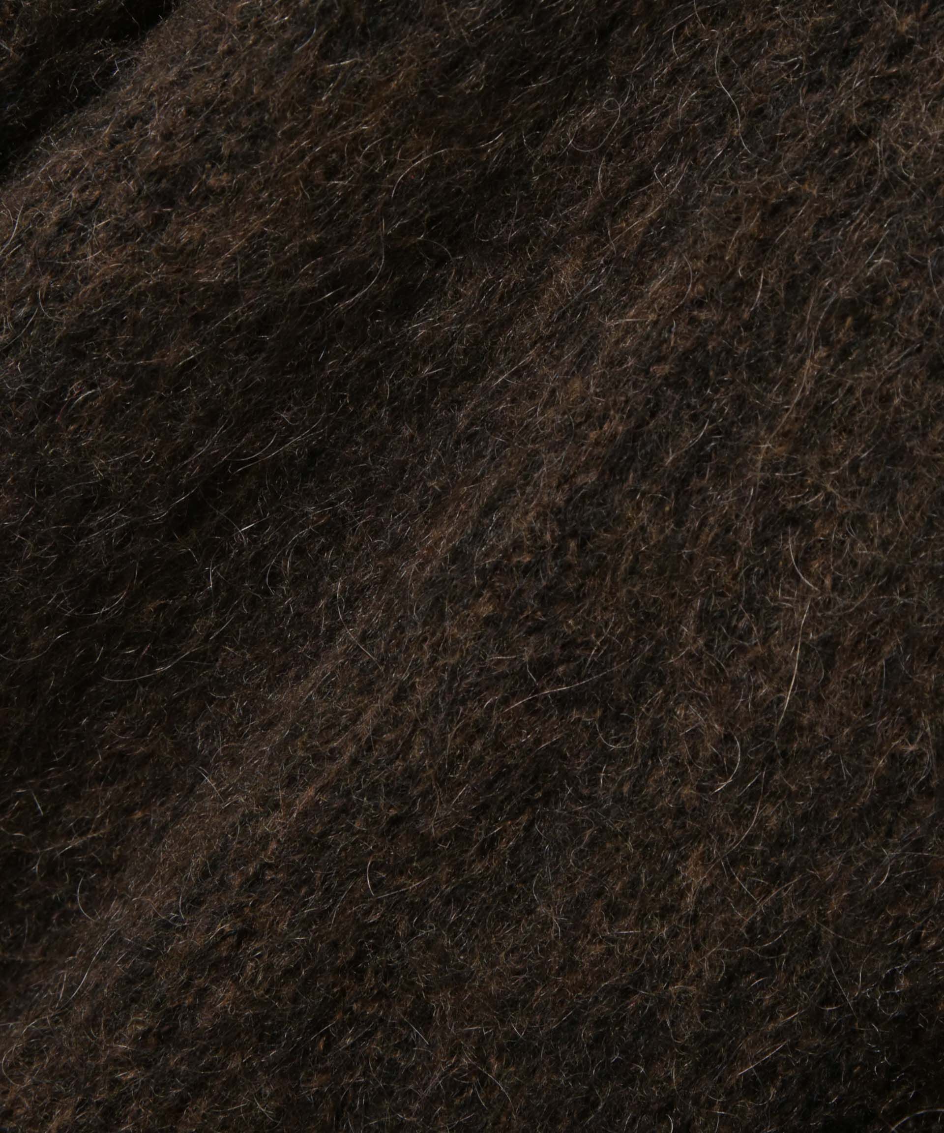 nano･universe「｢HOTEL PALACE｣ フライフロントミックスシャギーカーディガン」|ニット・セーター|