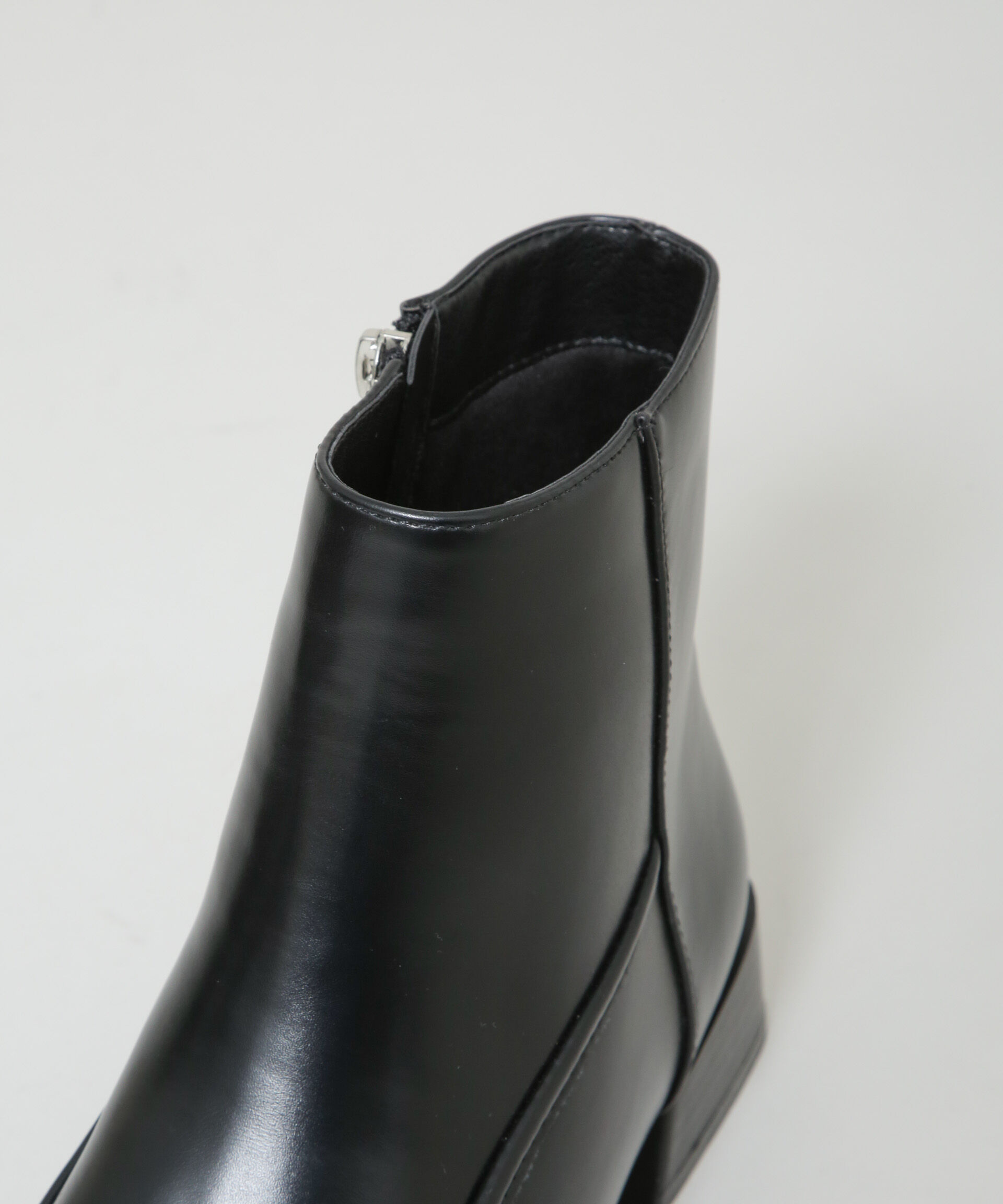 nano･universe「スクエアトゥミドルブーツ」|ショートブーツ|