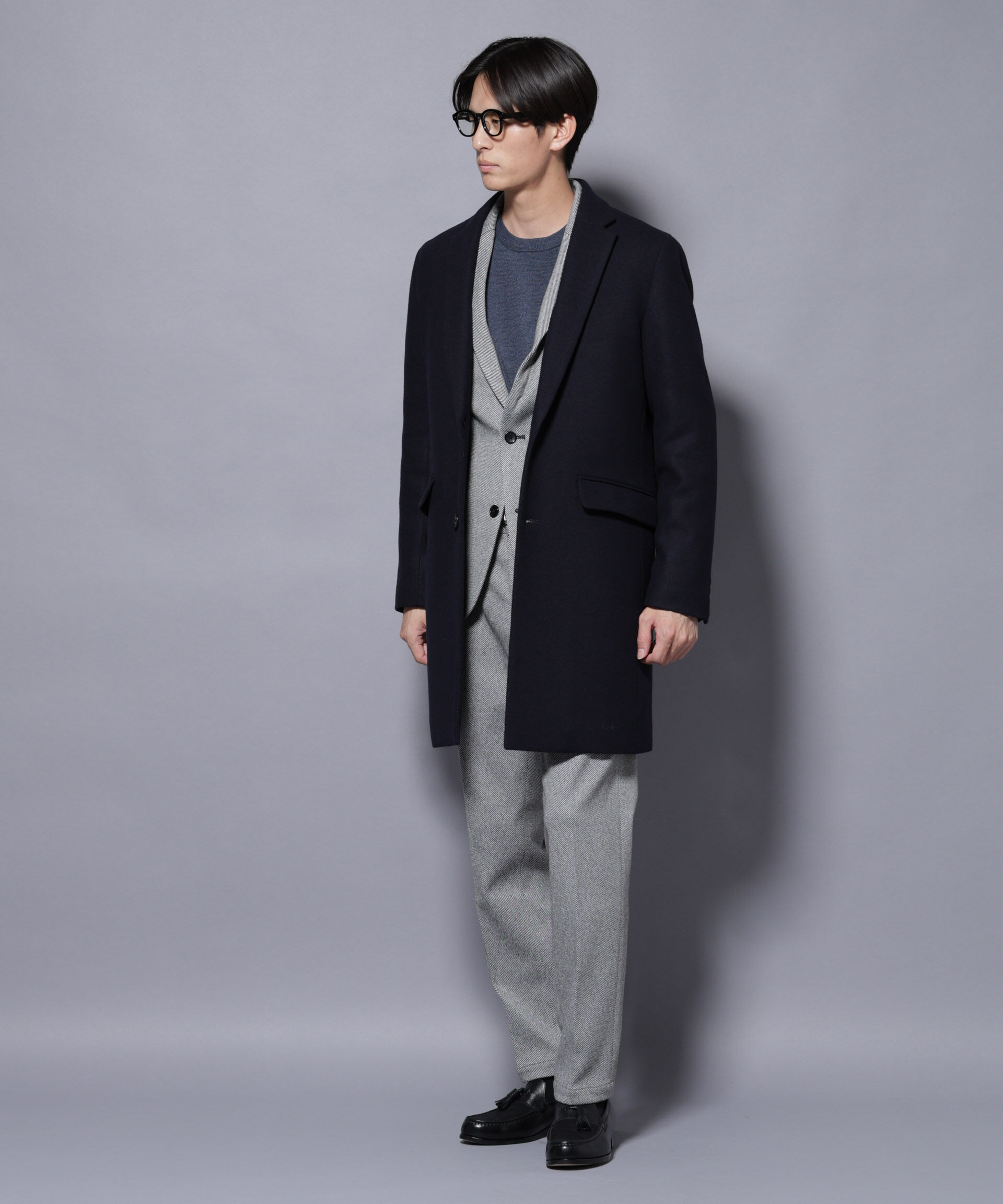 nano･universe「ウール/Nメルトンチェスターコート」|その他|