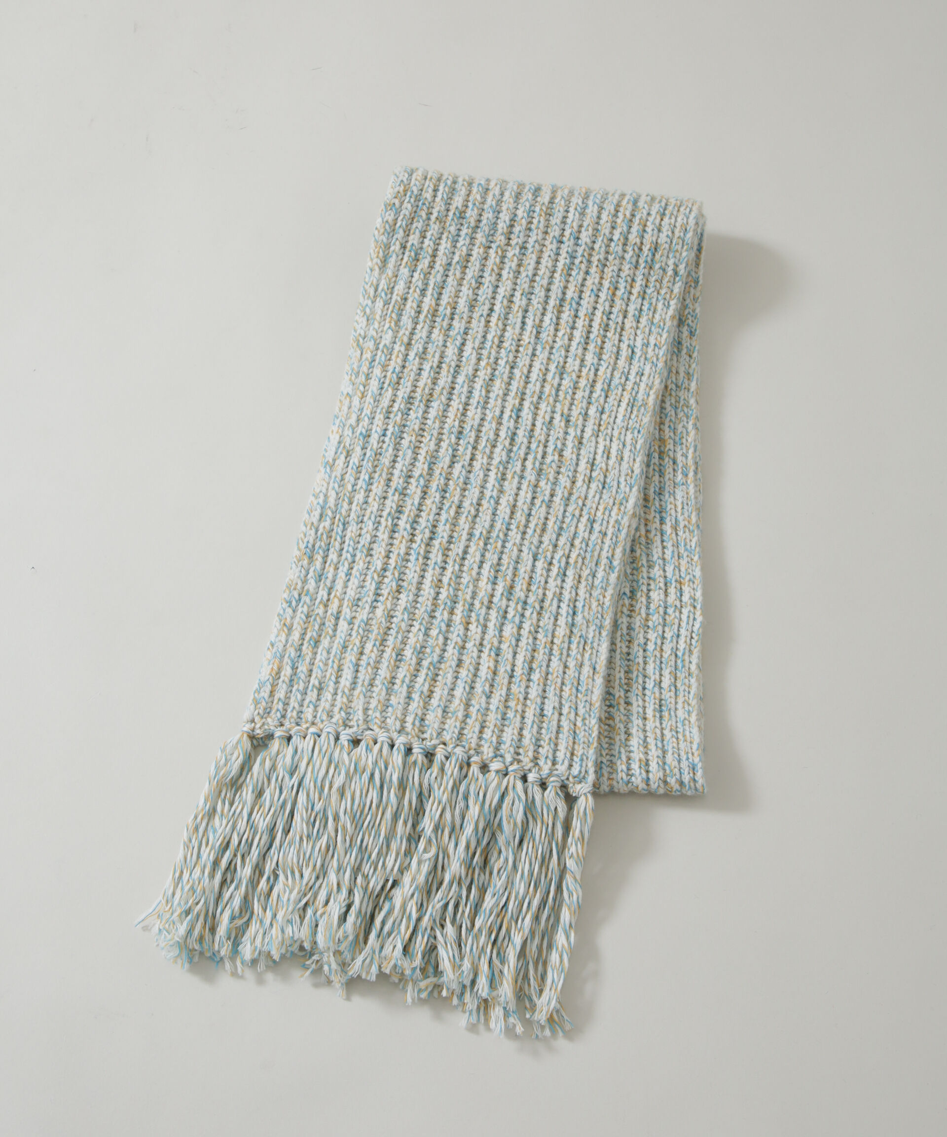 nano･universe「ミックスカラーニットストール」|マフラー|