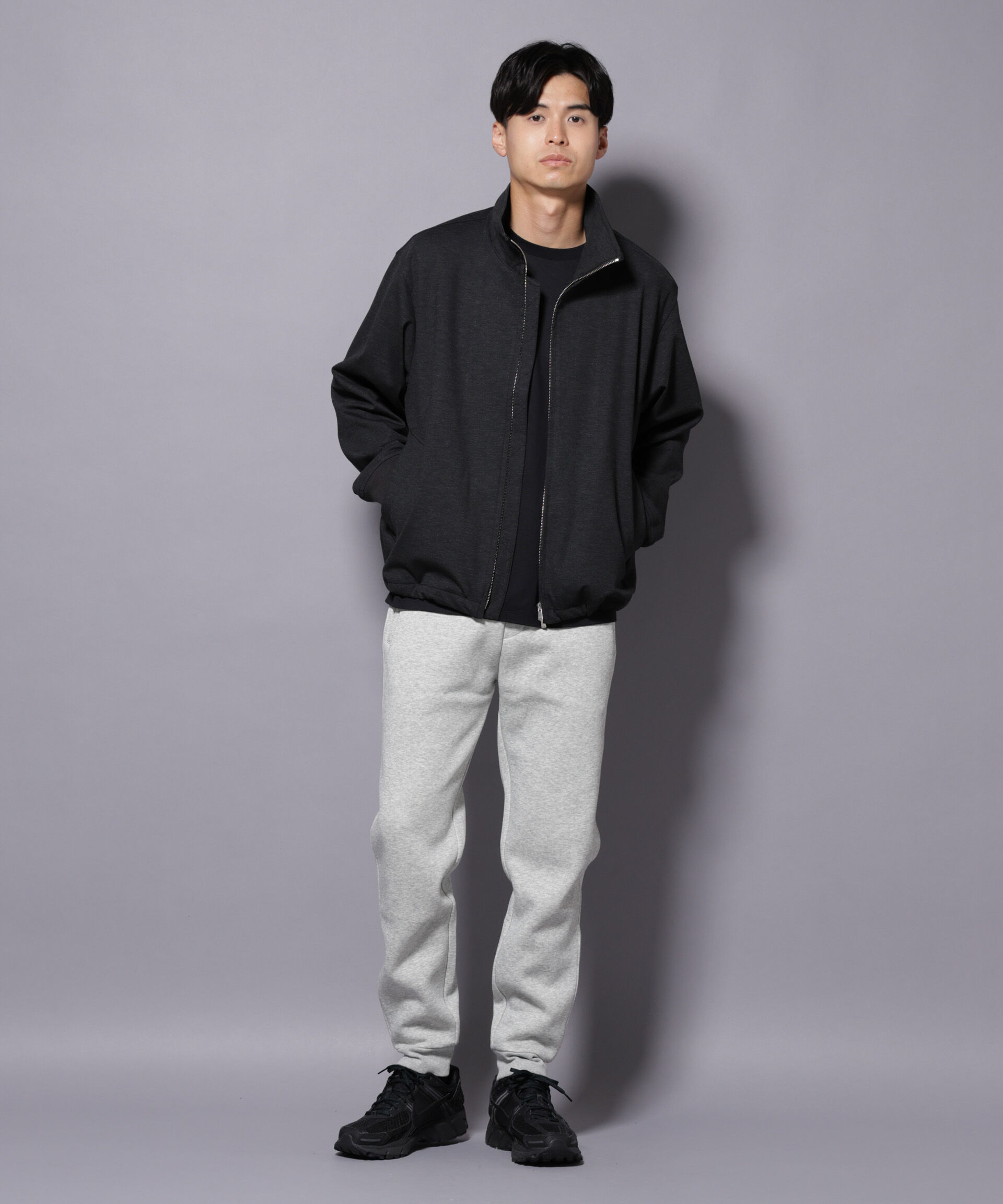 nano･universe「DELEGANTE TECH+ バルーンブルゾン」|ブルゾン・スタジャン|