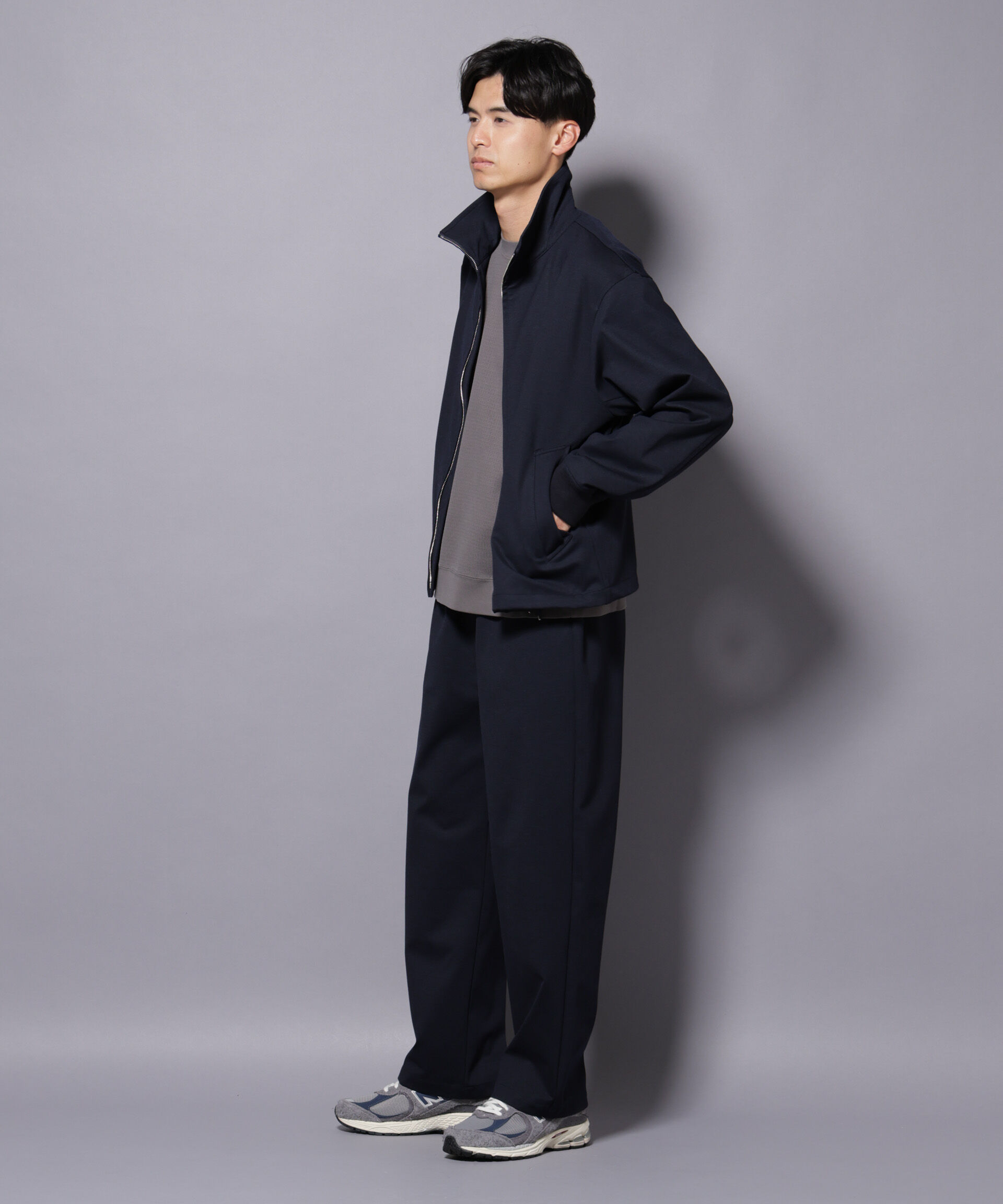 nano･universe「DELEGANTE TECH+ バルーンブルゾン」|ブルゾン・スタジャン|