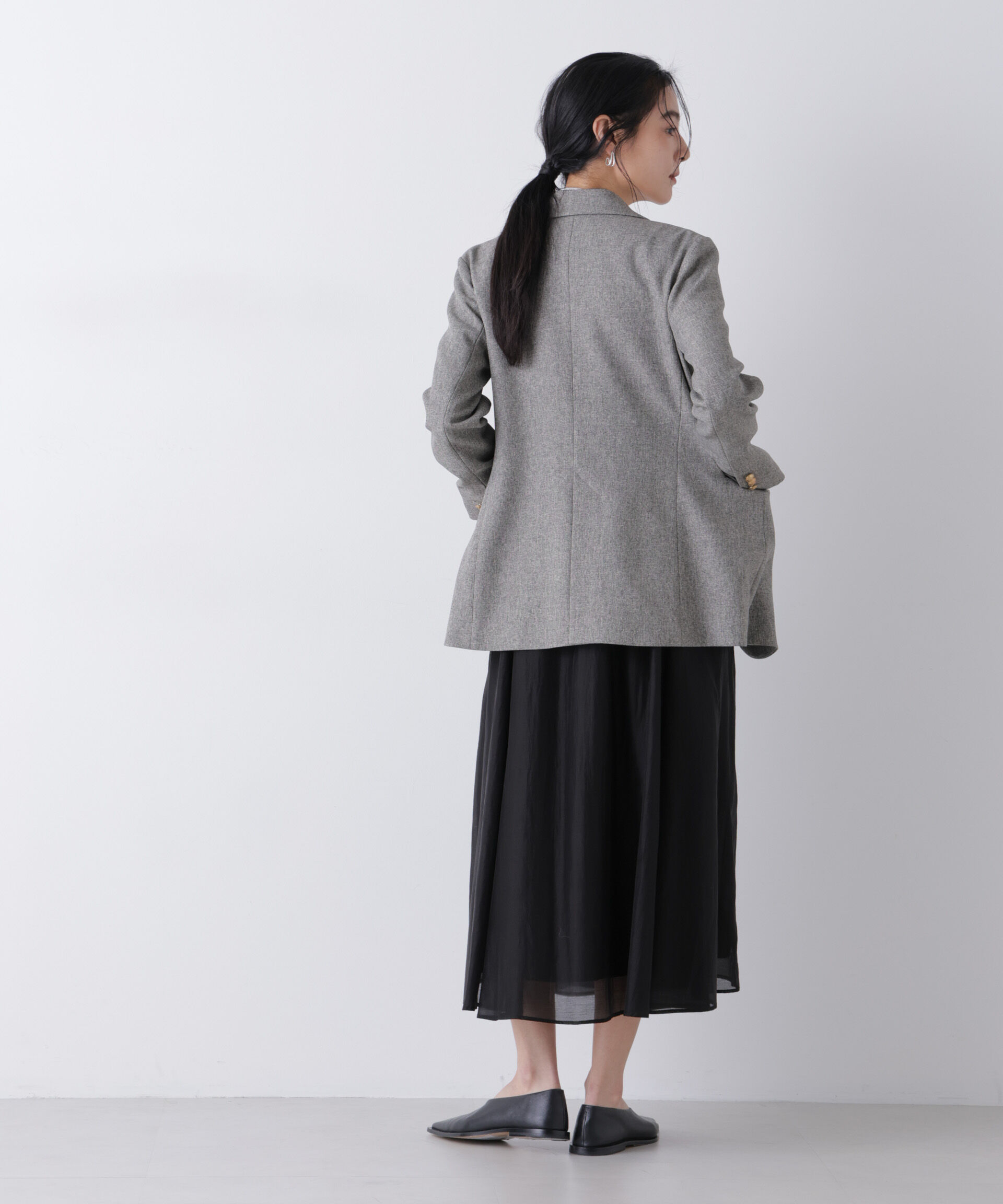 nano･universe「ツイーディーカルゼテーラードダブルジャケット」|テーラードジャケット|