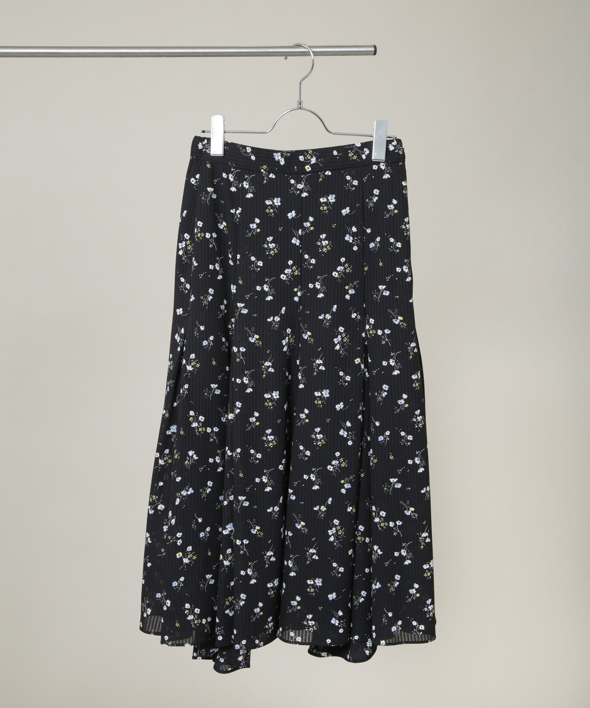 nano･universe「フラワープリントイレヘムタックフレアスカート(セットアップ可)」|スカート|