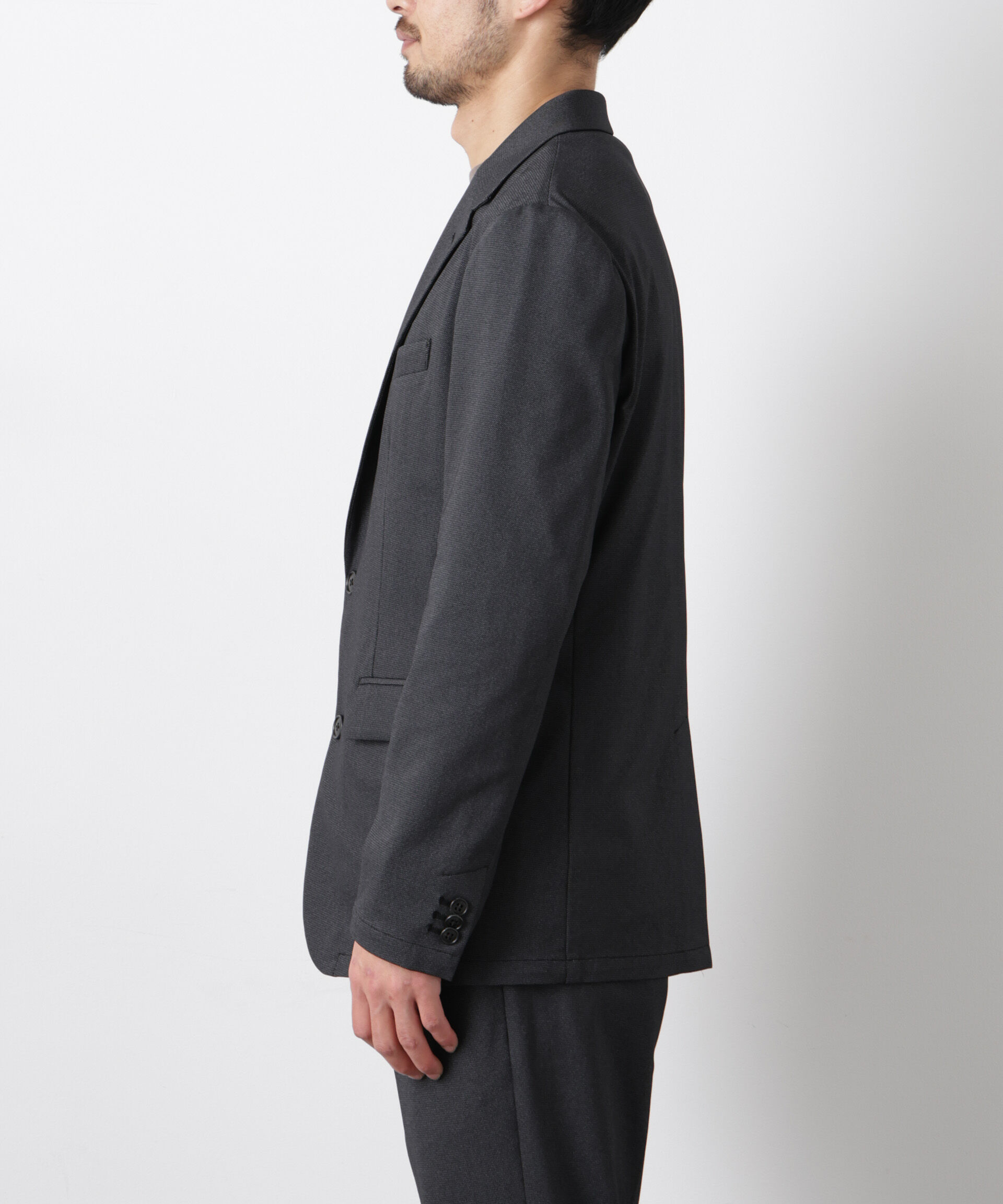 nano･universe「｢Damerino｣ 軽量ジャージーデニムライクストレッチセットアップ」|スーツ|