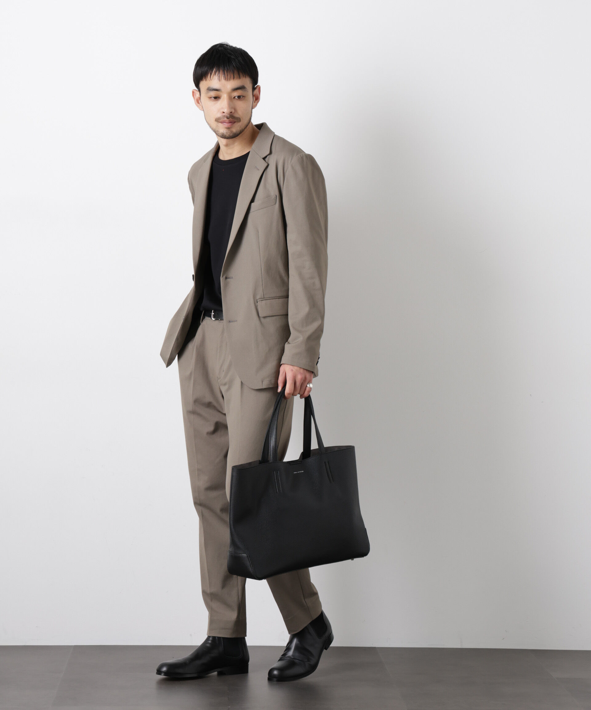 nano･universe「｢Damerino｣ 軽量ジャージーデニムライクストレッチセットアップ」|スーツ|