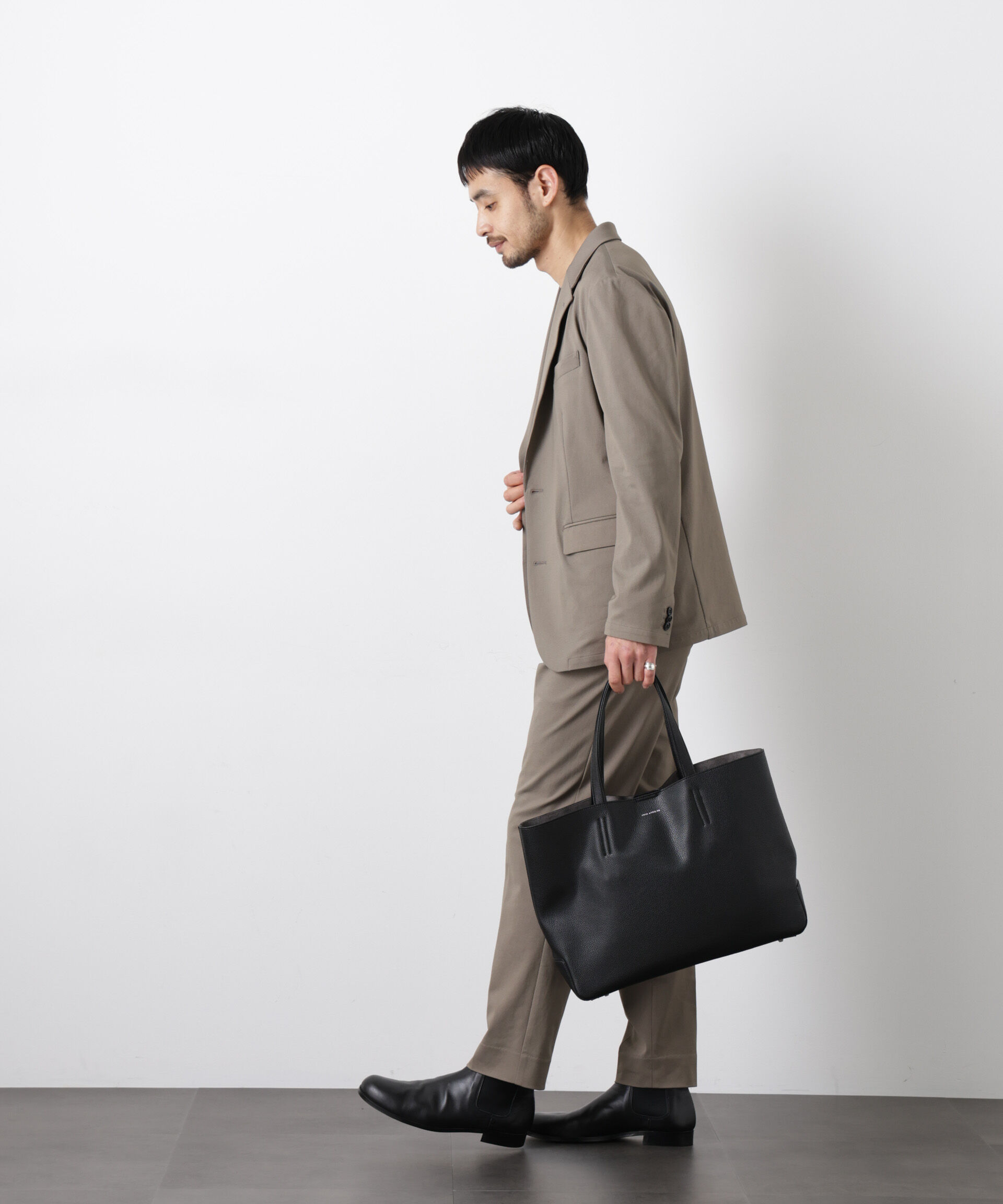 nano･universe「｢Damerino｣ 軽量ジャージーデニムライクストレッチセットアップ」|スーツ|