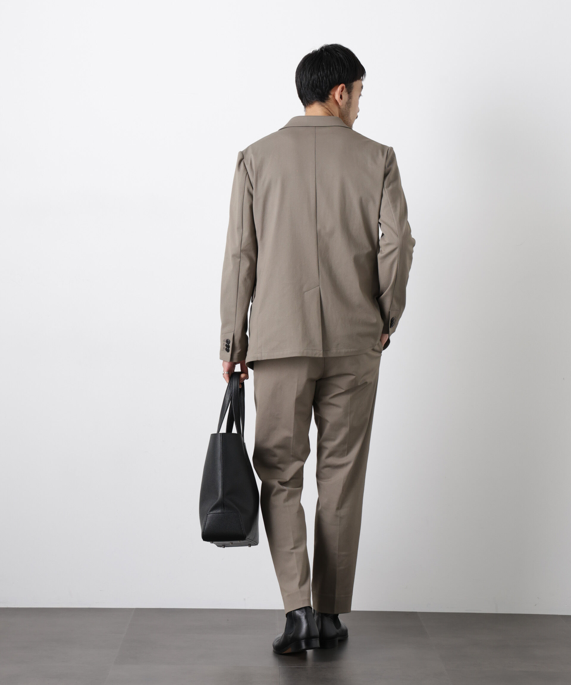 nano･universe「｢Damerino｣ 軽量ジャージーデニムライクストレッチセットアップ」|スーツ|