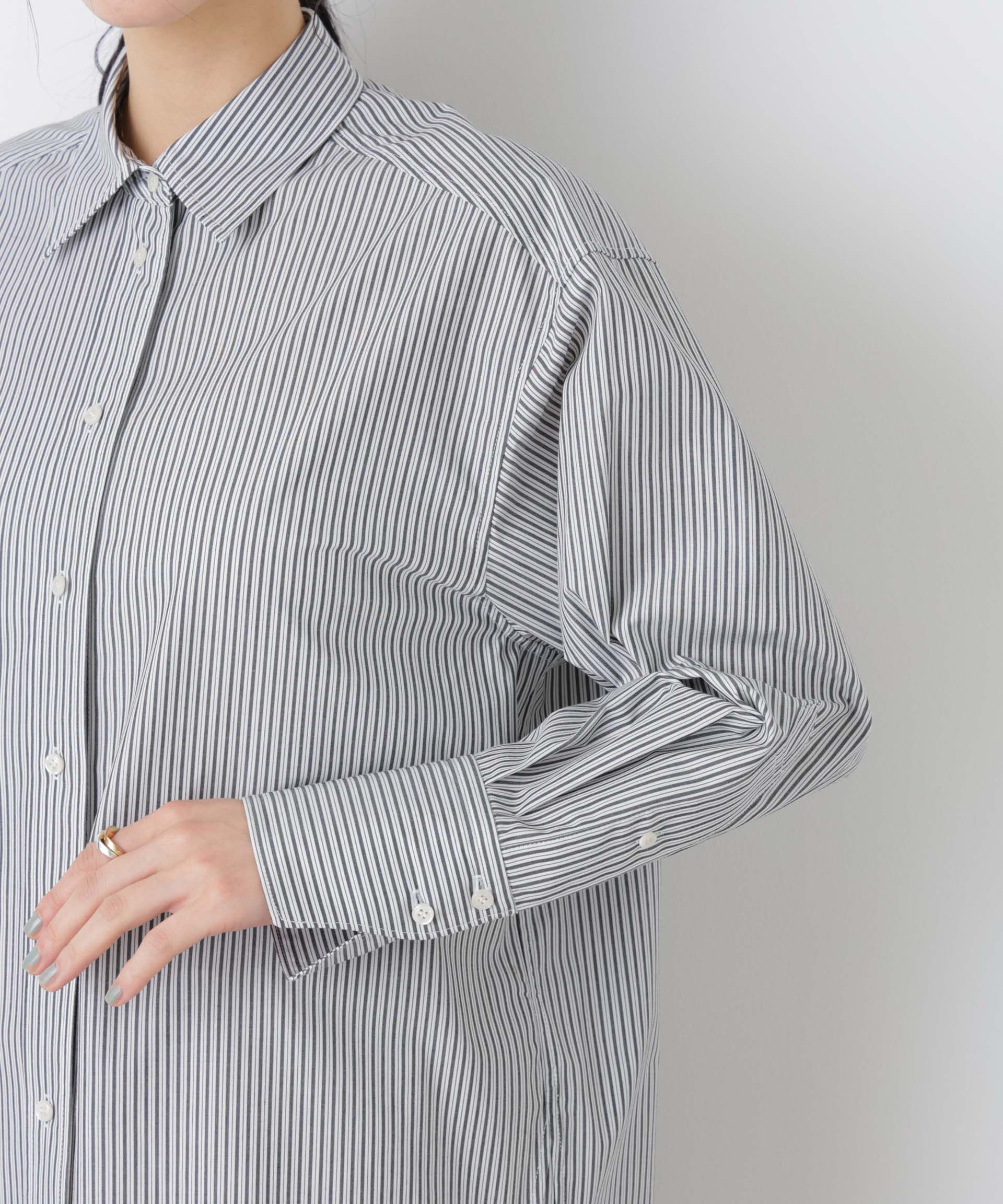 nano･universe「2wayオーバーシャツ」|シャツ・ブラウス|