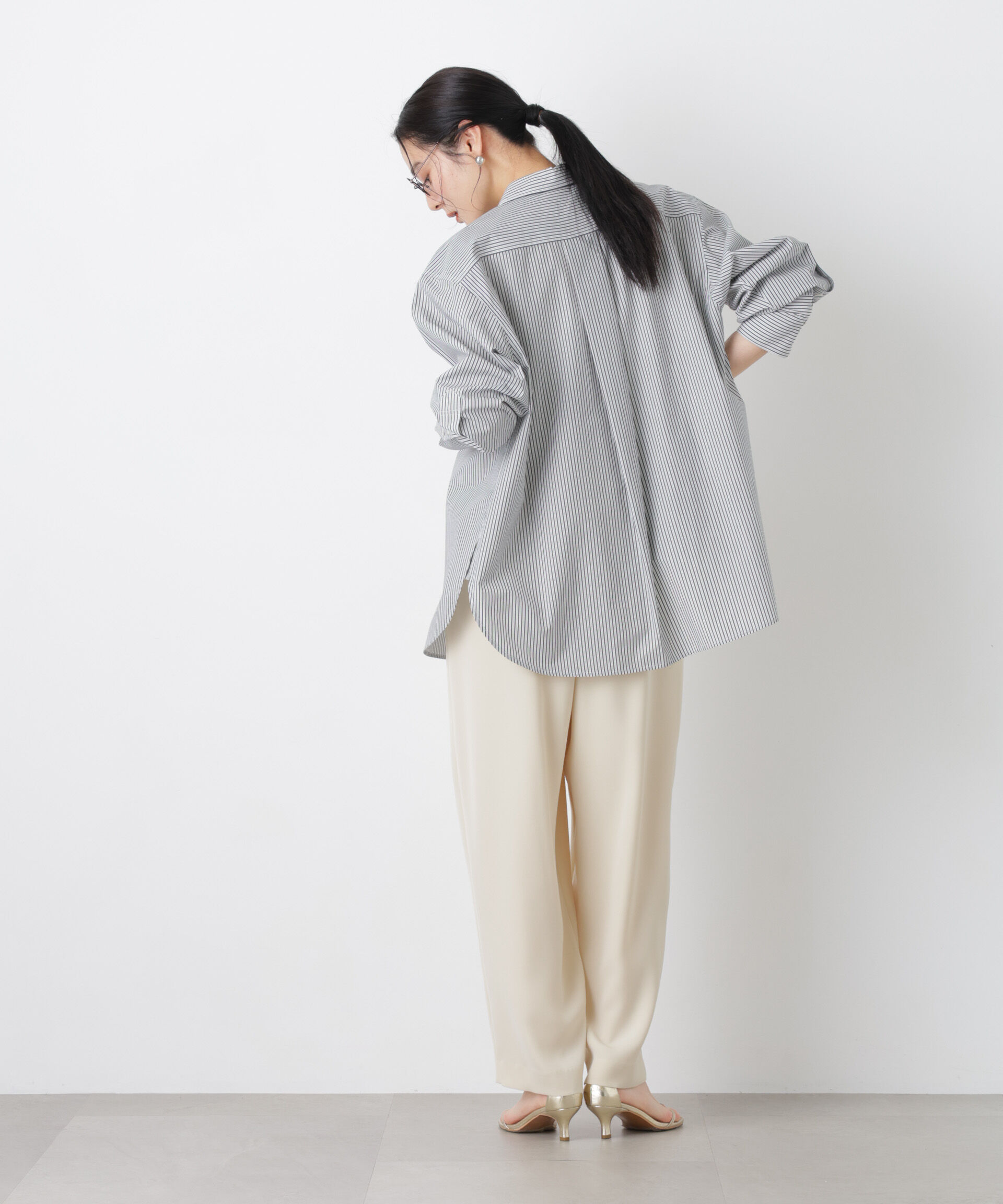 nano･universe「2wayオーバーシャツ」|シャツ・ブラウス|