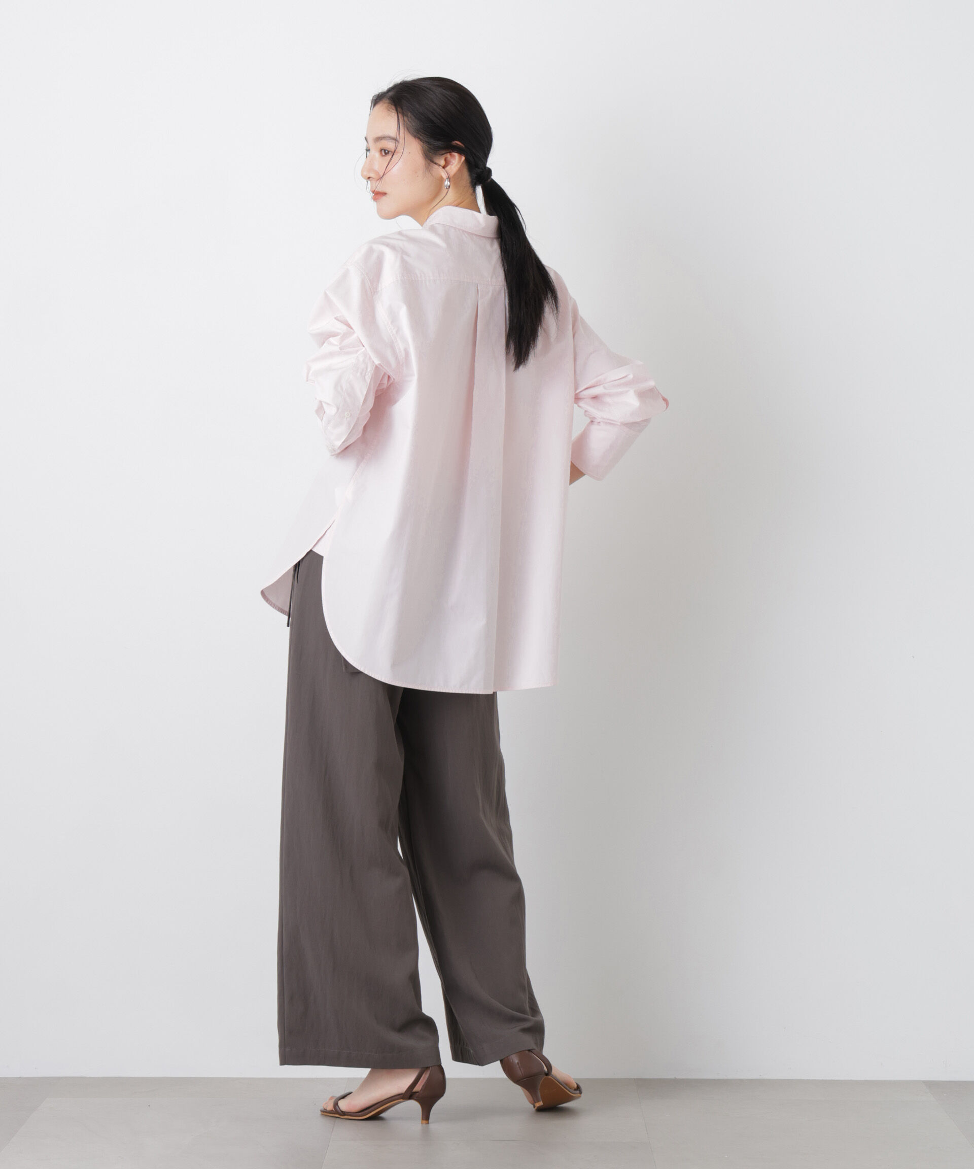 nano･universe「2wayオーバーシャツ」|シャツ・ブラウス|